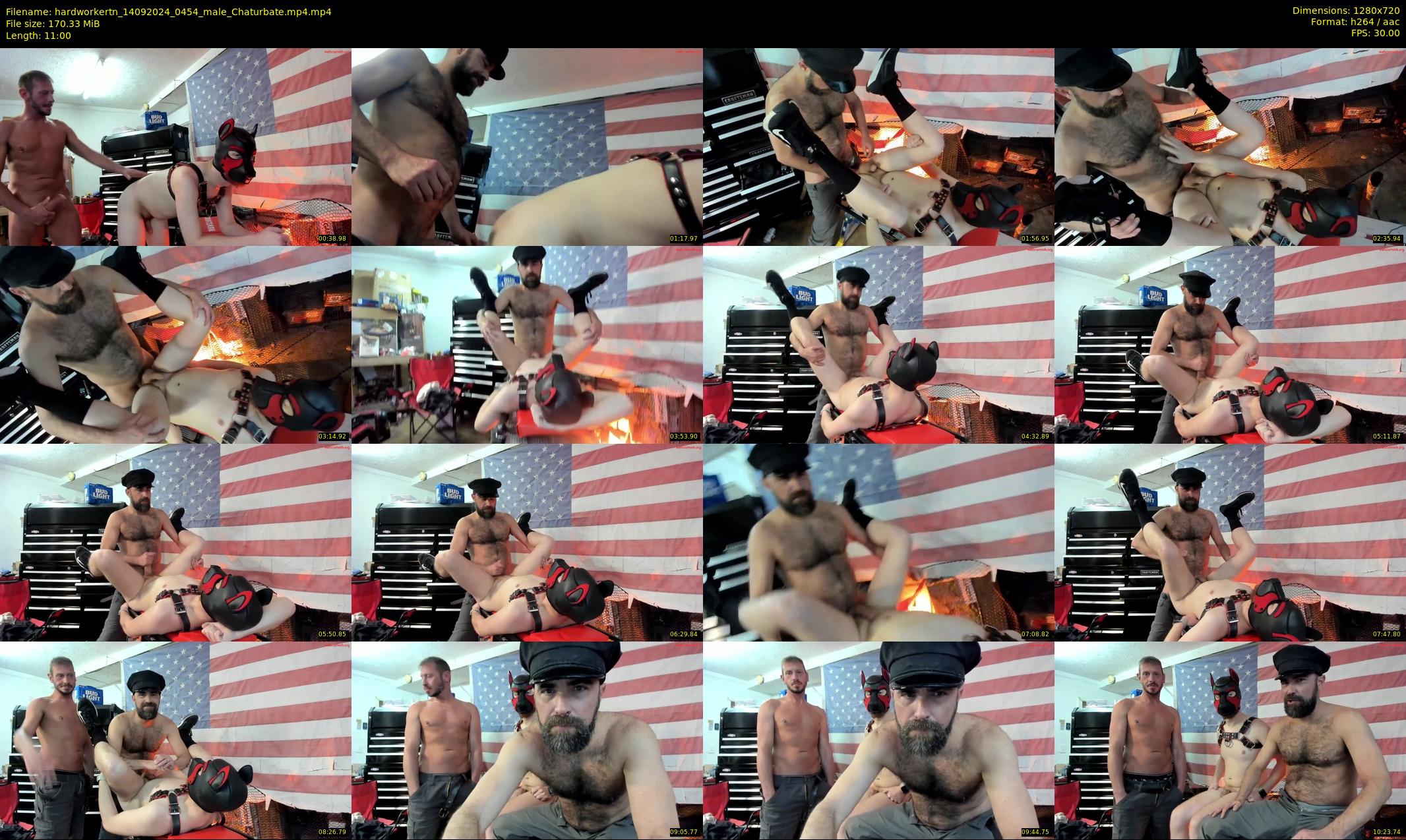 hardworkertn — 11 minute Chaturbate male cam show recording, 720p, Sep 14, 2024