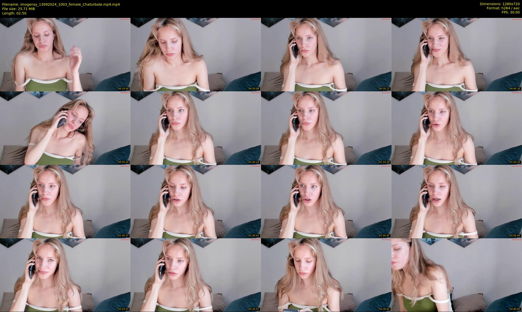 imogensy — 3 minute Chaturbate female cam show recording, 720p, Sep 13, 2024