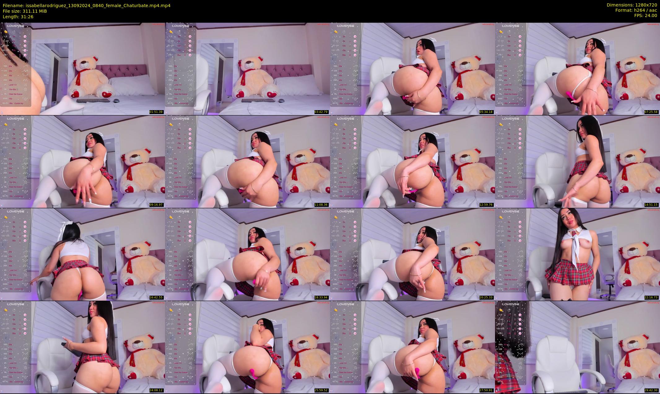 issabellarodriguez — 32 minute Chaturbate female cam show recording, 720p, Sep 13, 2024