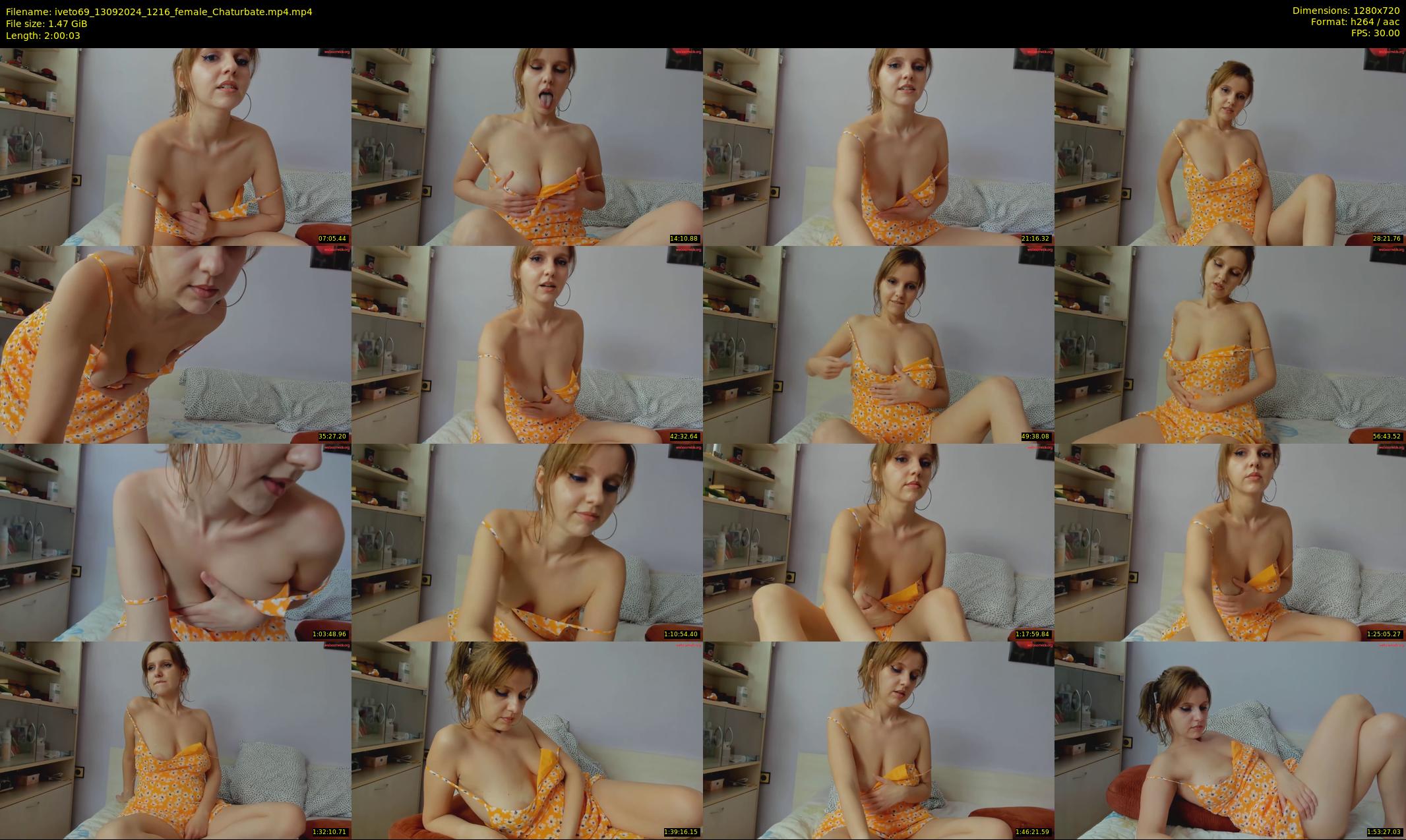 iveto69 — 121 minute Chaturbate female cam show recording, 720p, Sep 13, 2024