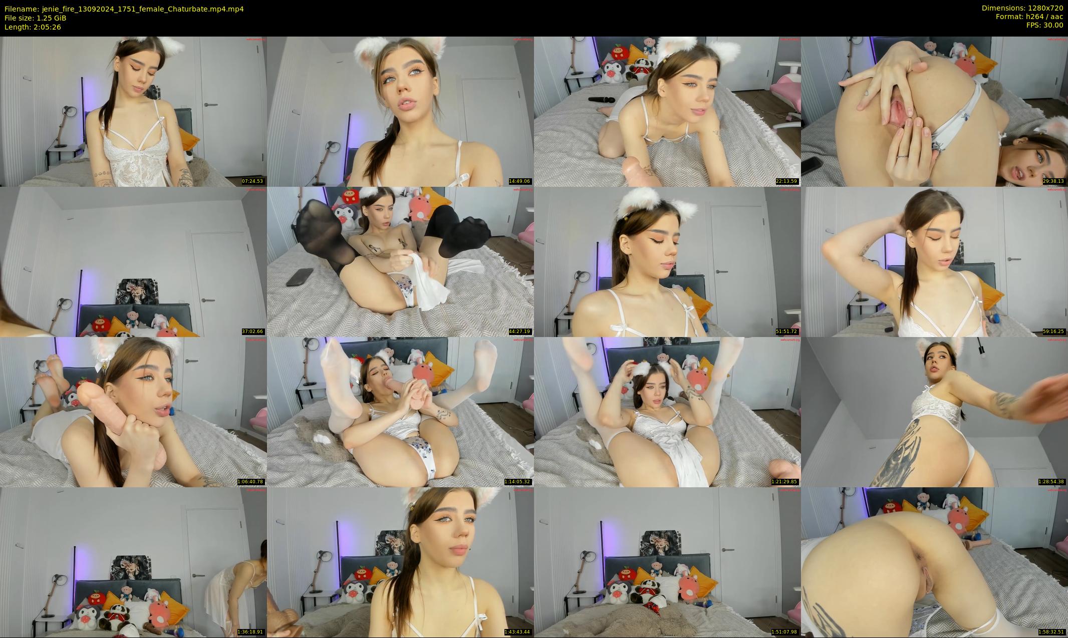 jenie_fire — 126 minute Chaturbate female cam show recording, 720p, Sep 13, 2024