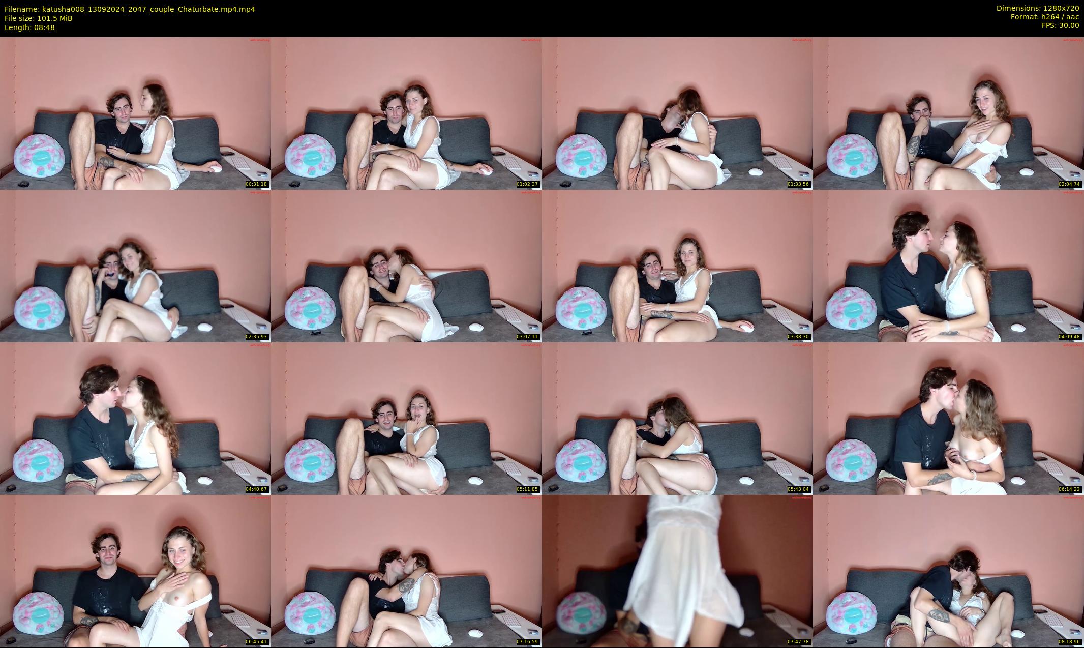 katusha008 — 9 minute Chaturbate couple cam show recording, 720p, Sep 13, 2024