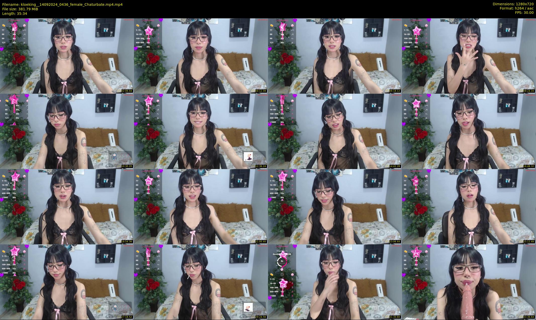 kloeking_ — 36 minute Chaturbate female cam show recording, 720p, Sep 14, 2024