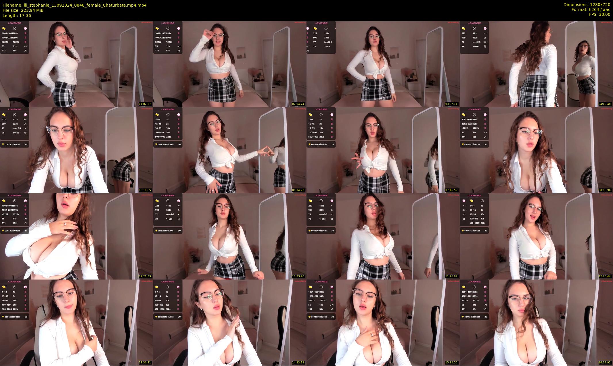 lil_stephanie — 18 minute Chaturbate female cam show recording, 720p, Sep 13, 2024