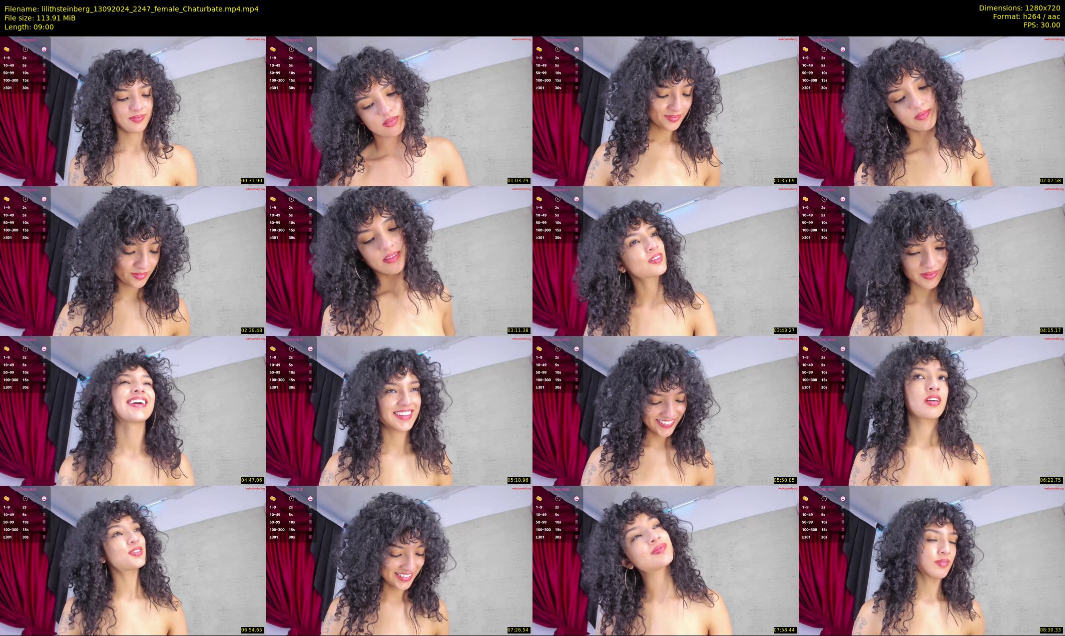 lilithsteinberg — 9 minute Chaturbate female cam show recording, 720p, Sep 13, 2024