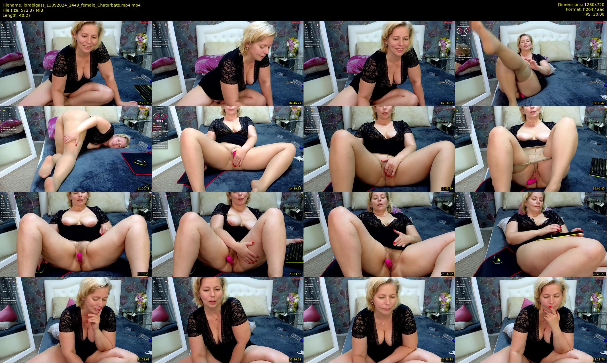 lorabigass — 41 minute Chaturbate female cam show recording, 720p, Sep 13, 2024