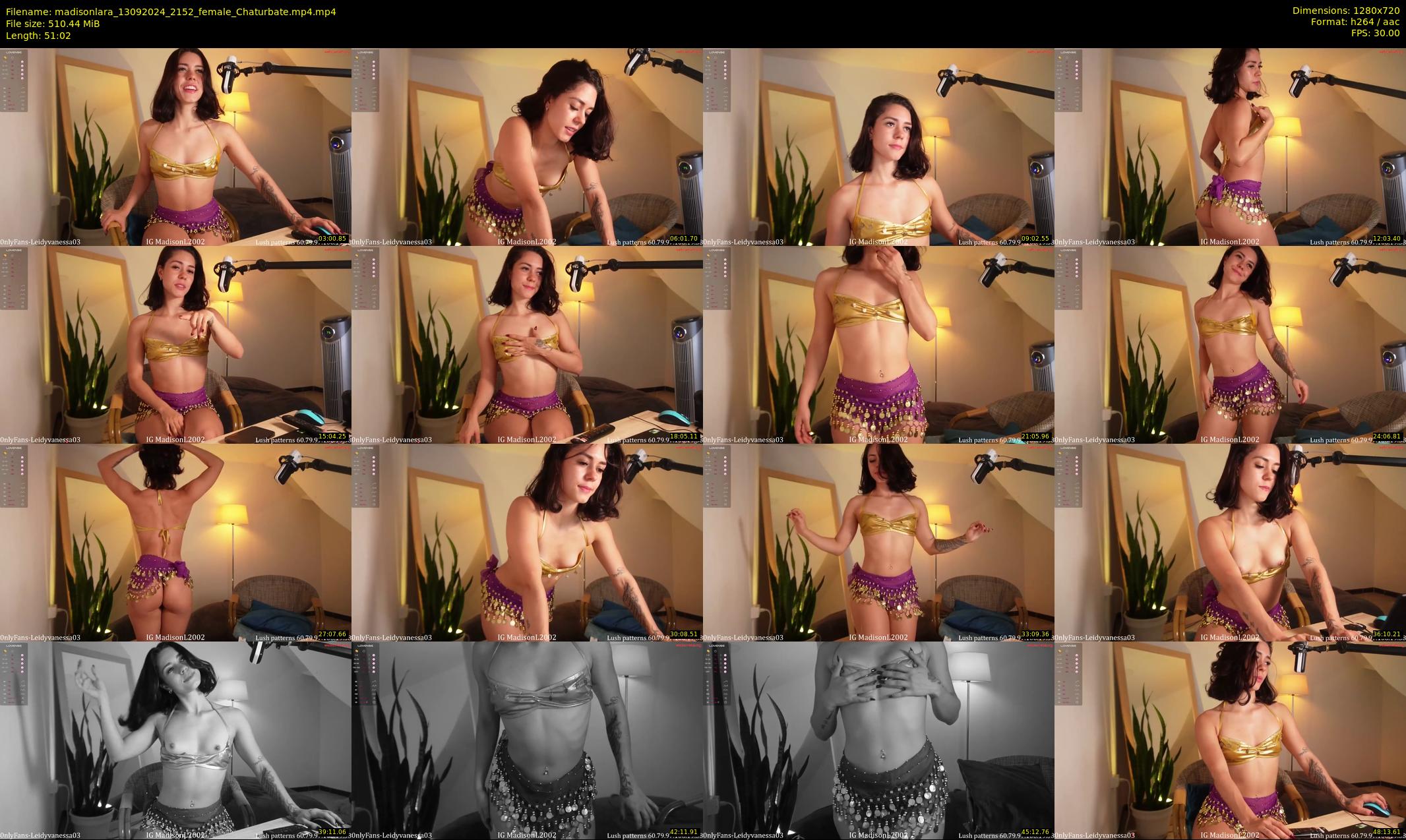 madisonlara — 52 minute Chaturbate female cam show recording, 720p, Sep 13, 2024