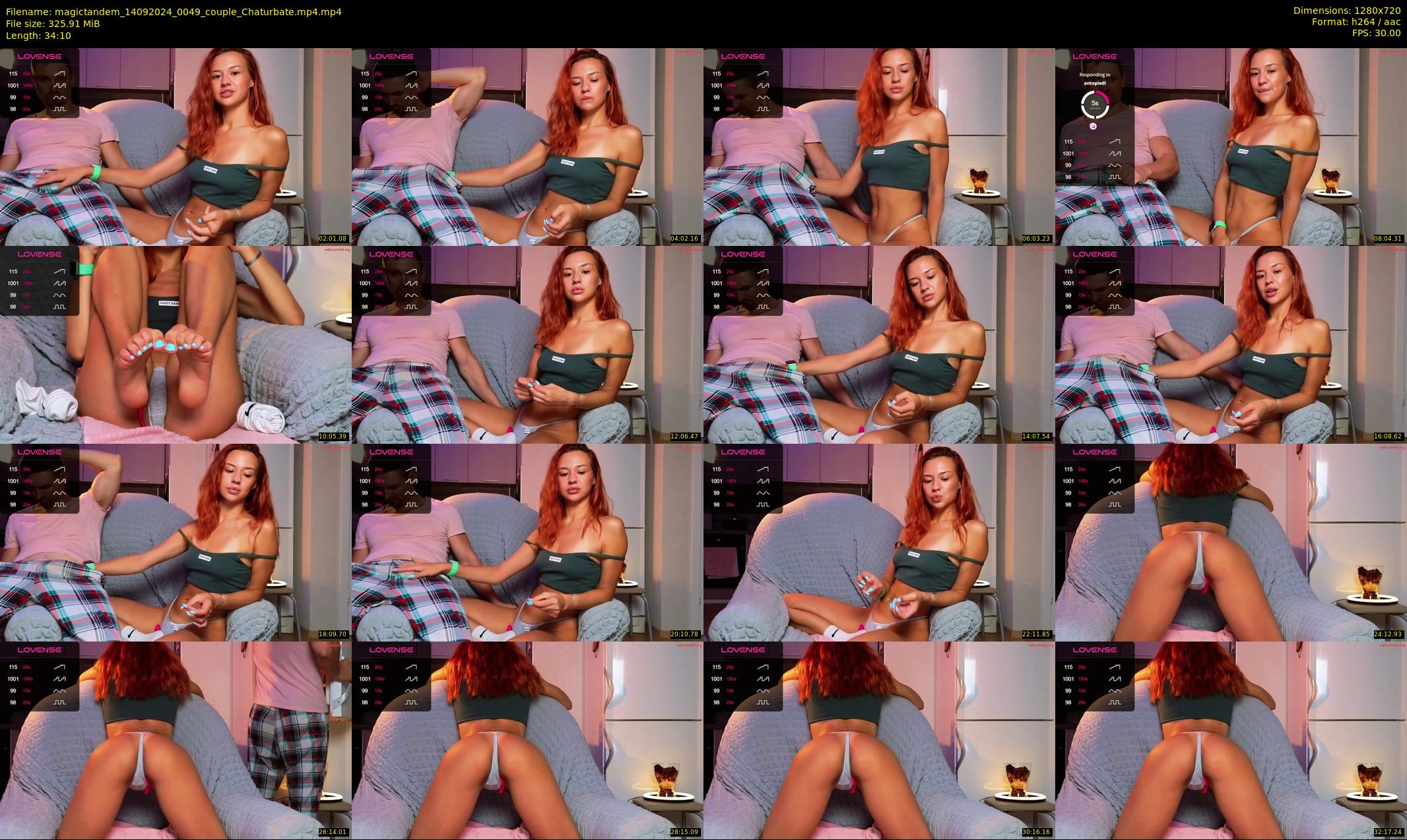 magictandem — 35 minute Chaturbate couple cam show recording, 720p, Sep 14, 2024