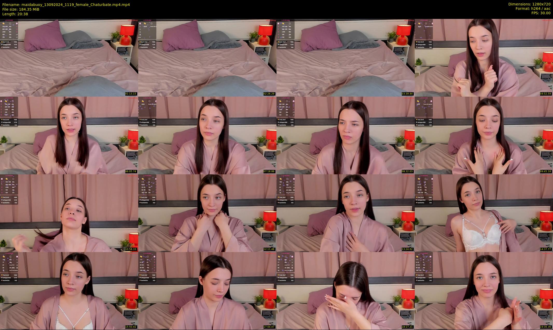 maidabuoy — 21 minute Chaturbate female cam show recording, 720p, Sep 13, 2024