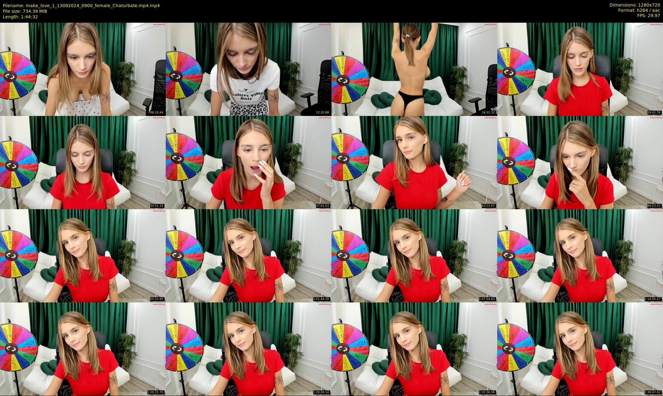 make_love_1 — 105 minute Chaturbate female cam show recording, 720p, Sep 13, 2024