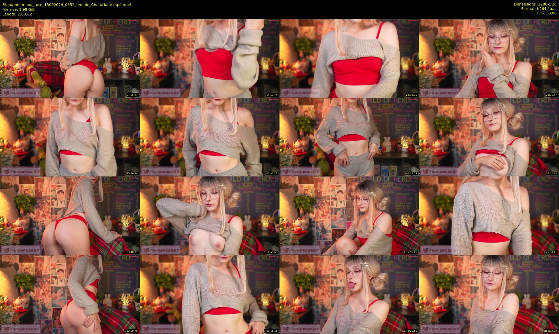 mana_rose — 121 minute Chaturbate female cam show recording, 720p, Sep 13, 2024