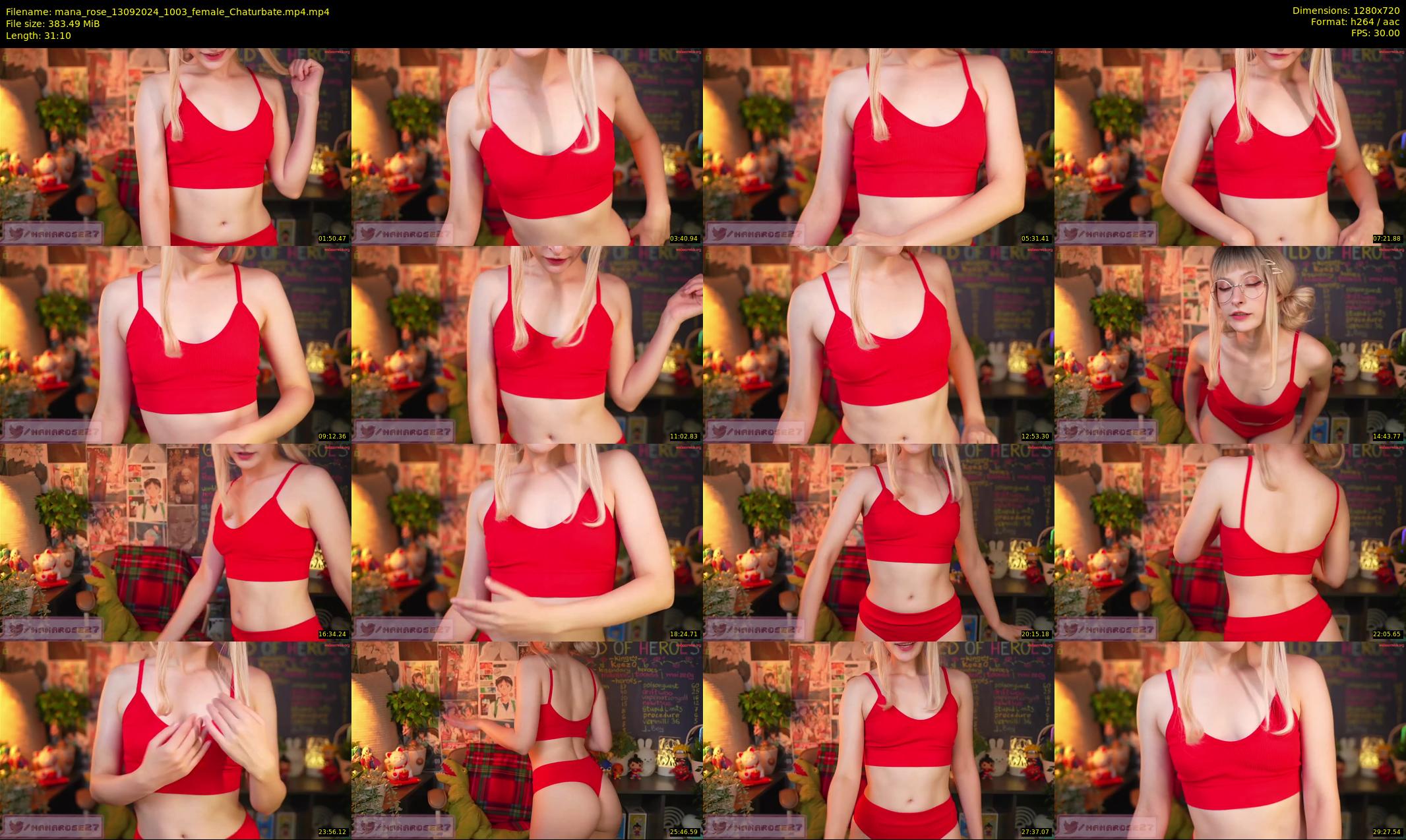 mana_rose — 32 minute Chaturbate female cam show recording, 720p, Sep 13, 2024