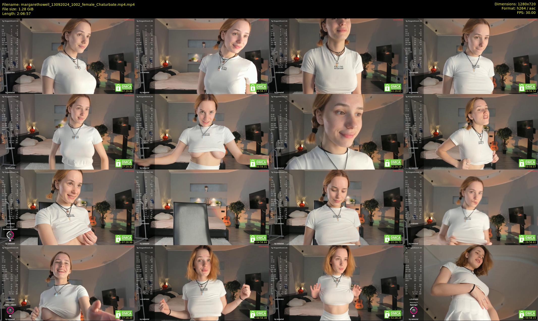 margarethowell — 127 minute Chaturbate female cam show recording, 720p, Sep 13, 2024