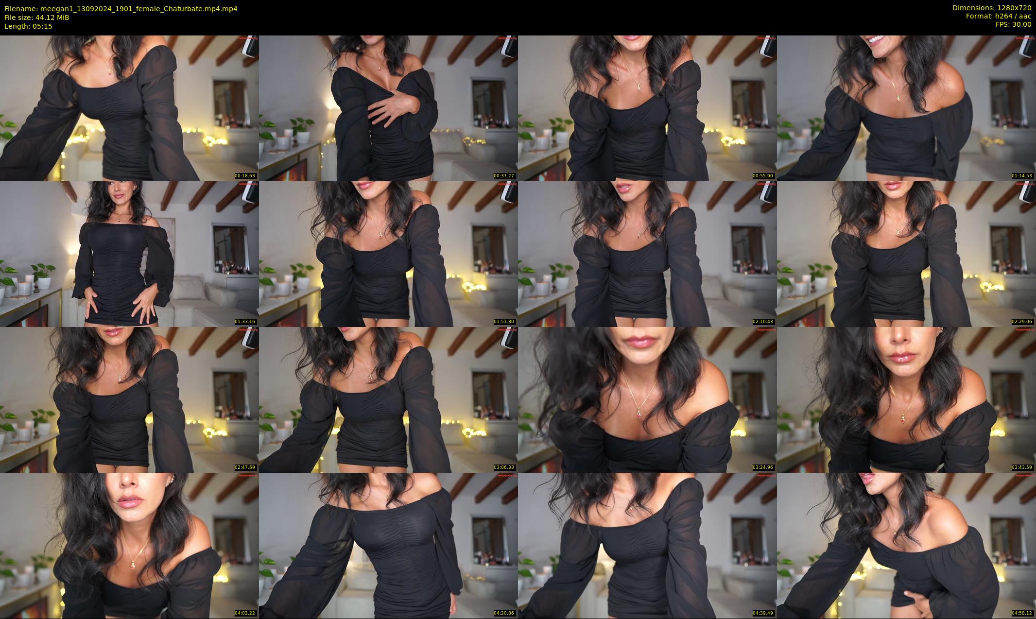 meegan1 — 6 minute Chaturbate female cam show recording, 720p, Sep 13, 2024