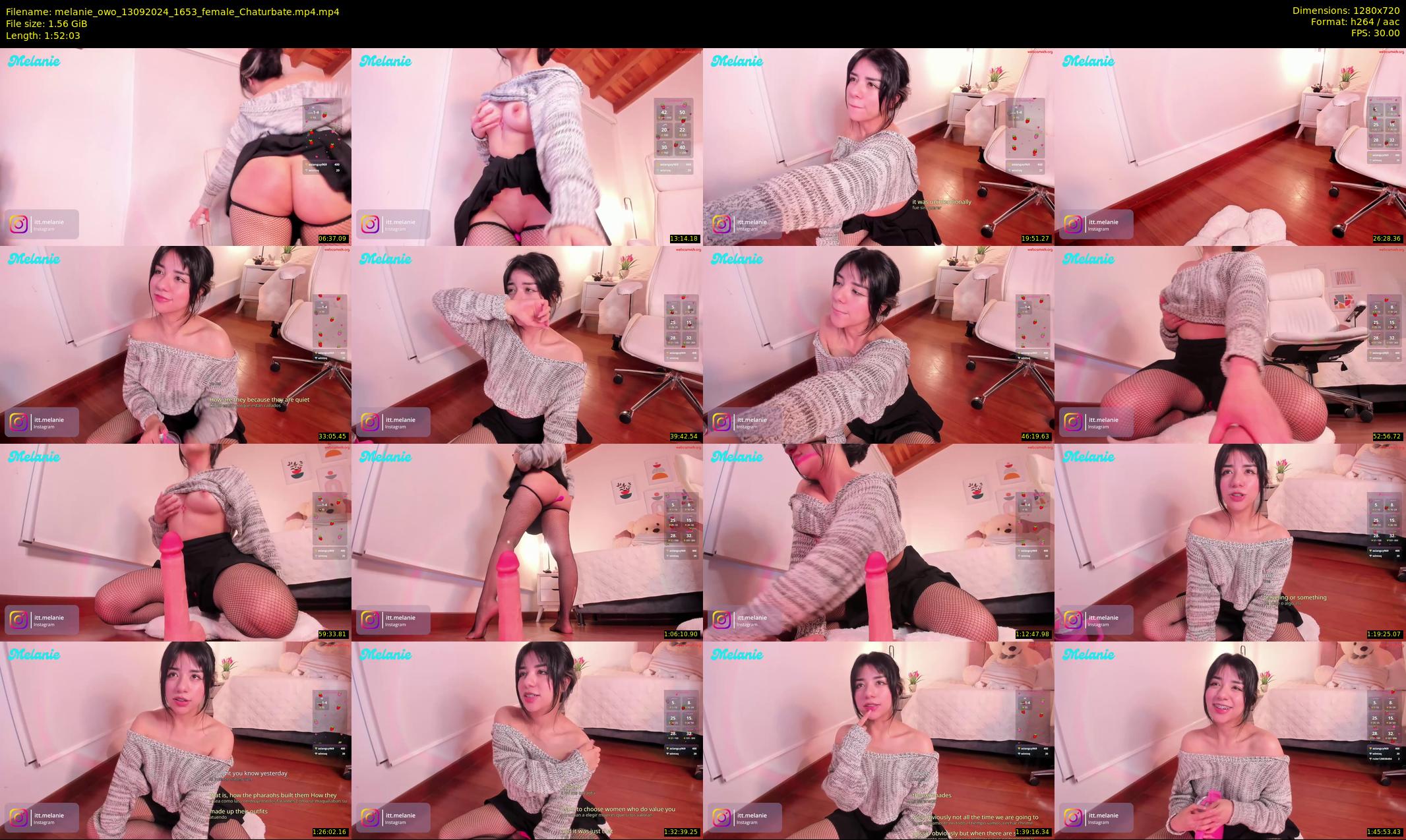 melanie_owo — 113 minute Chaturbate female cam show recording, 720p, Sep 13, 2024