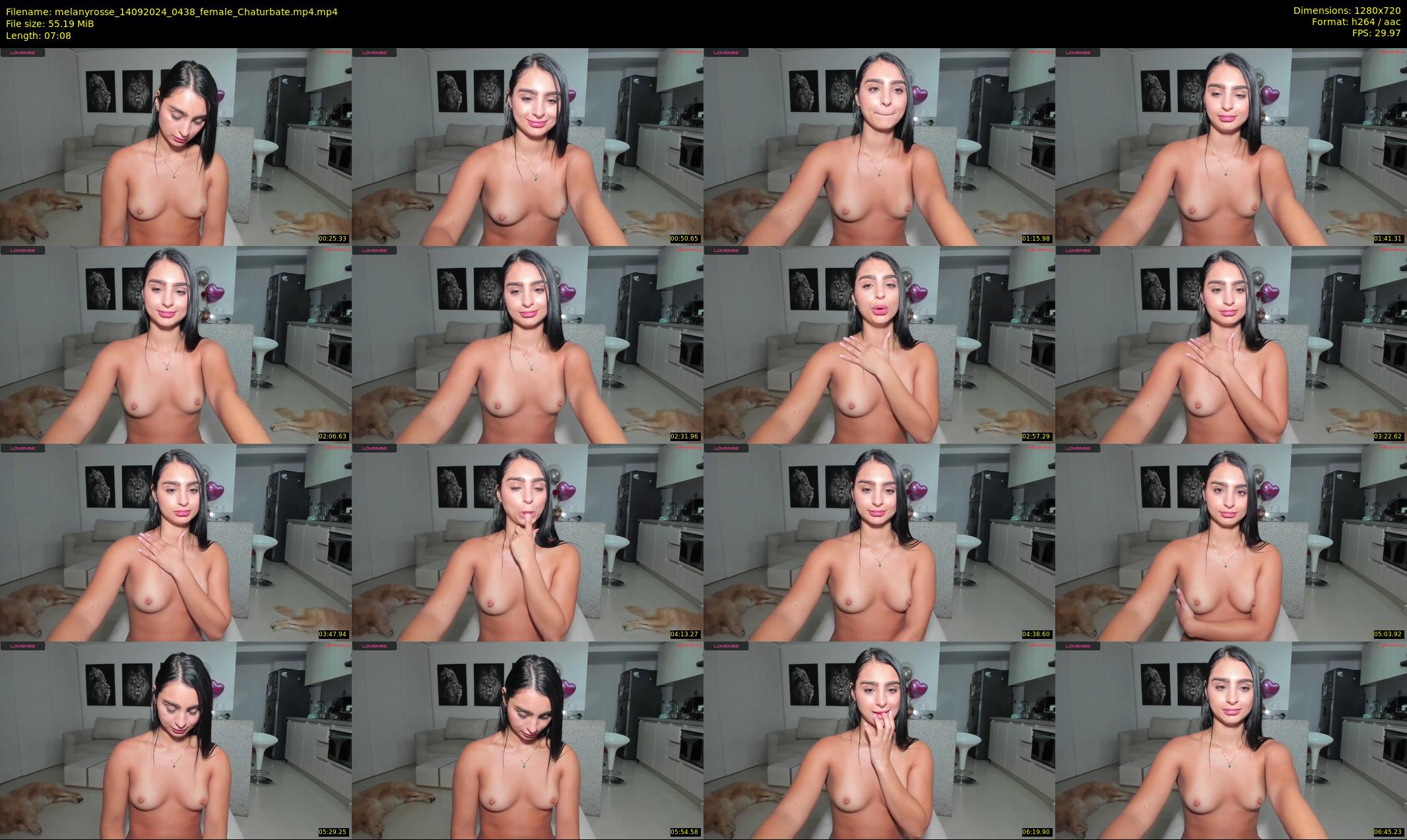 melanyrosse — 8 minute Chaturbate female cam show recording, 720p, Sep 14, 2024