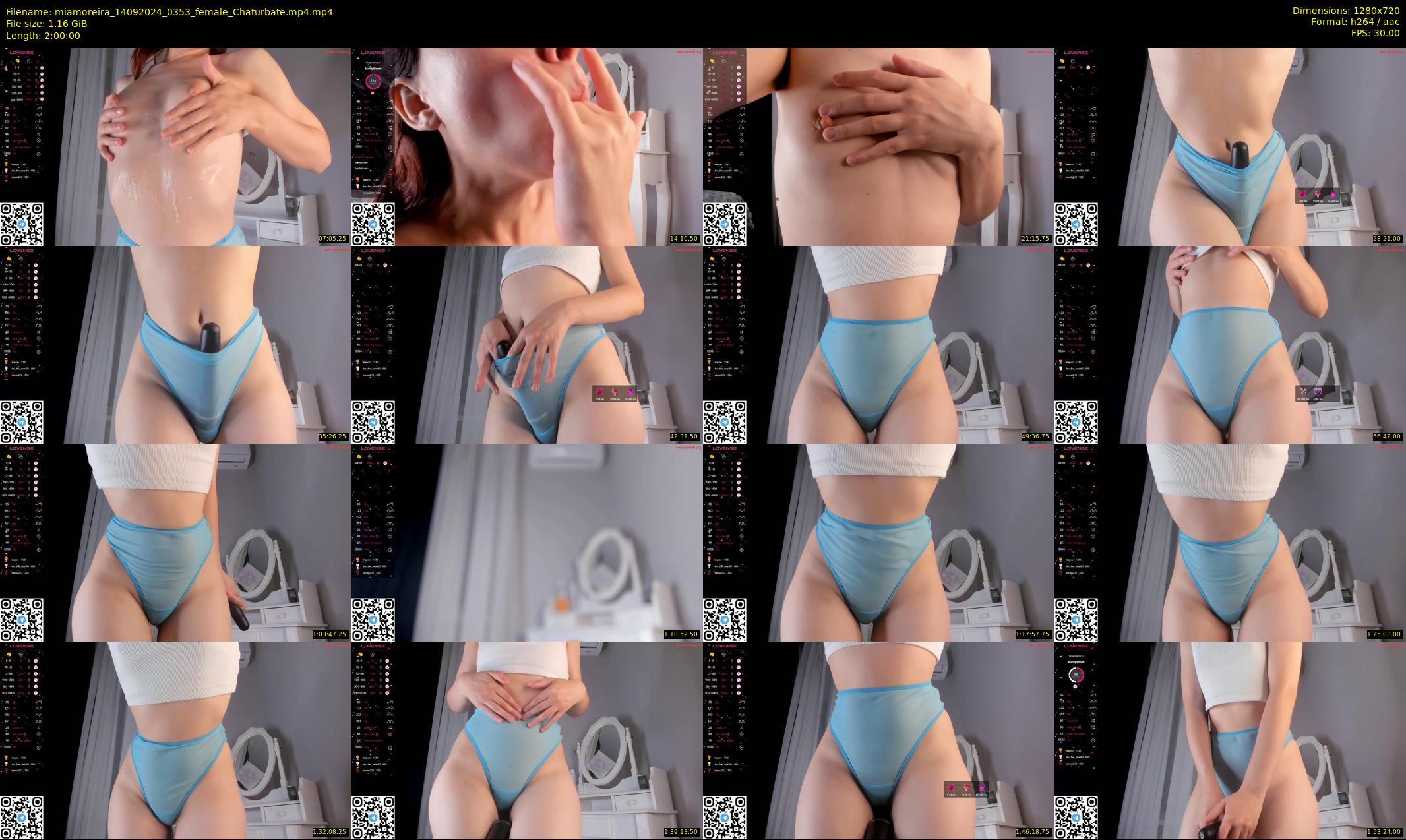 miamoreira — 120 minute Chaturbate female cam show recording, 720p, Sep 14, 2024