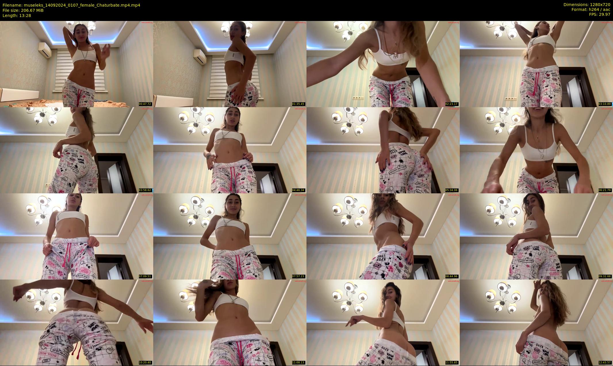 museleks — 14 minute Chaturbate female cam show recording, 720p, Sep 14, 2024