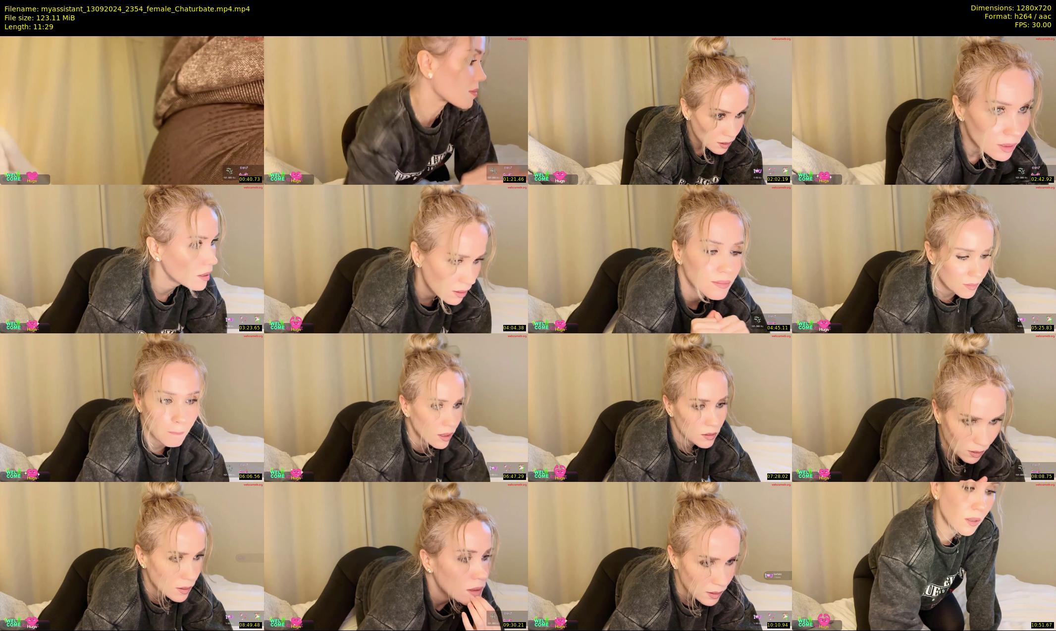 myassistant — 12 minute Chaturbate female cam show recording, 720p, Sep 13, 2024