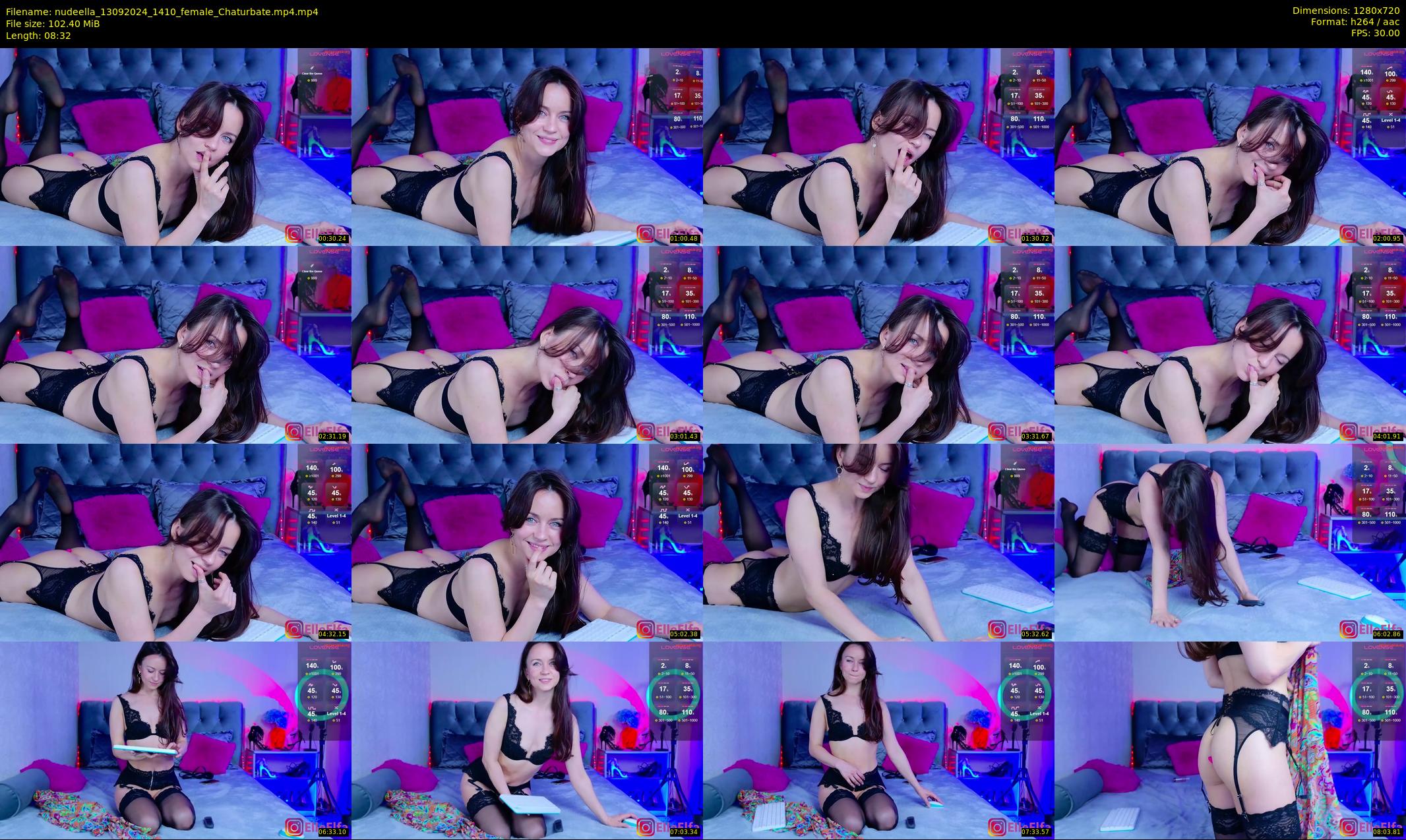 nudeella — 9 minute Chaturbate female cam show recording, 720p, Sep 13, 2024