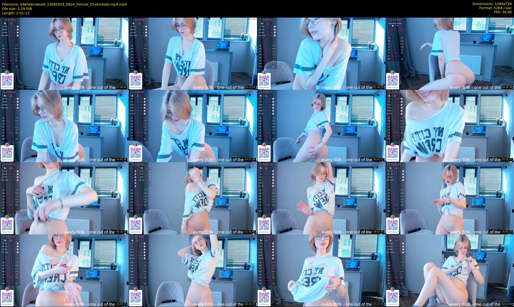 odeliabrownell — 122 minute Chaturbate female cam show recording, 720p, Sep 13, 2024