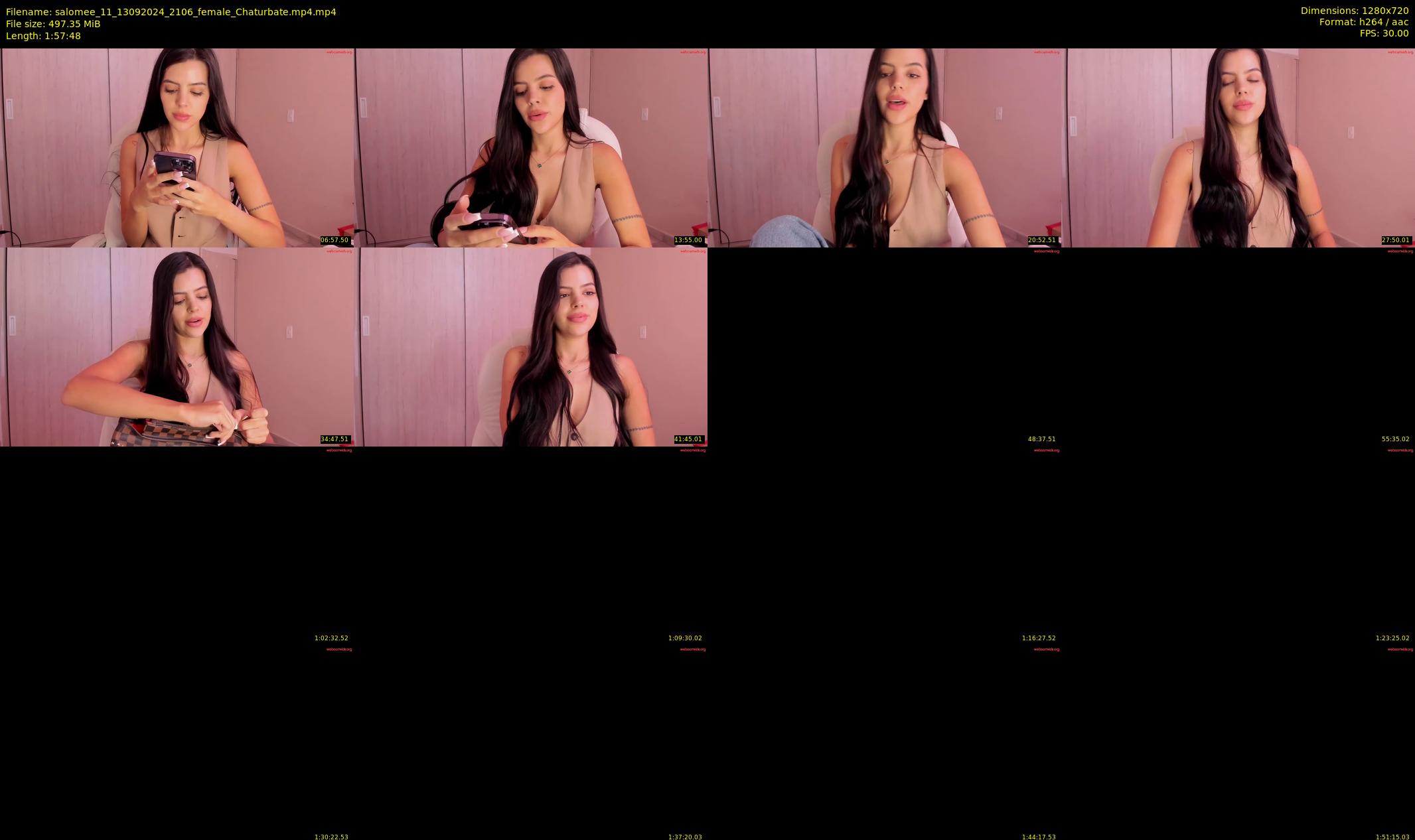 salomee_11 — 118 minute Chaturbate female cam show recording, 720p, Sep 13, 2024