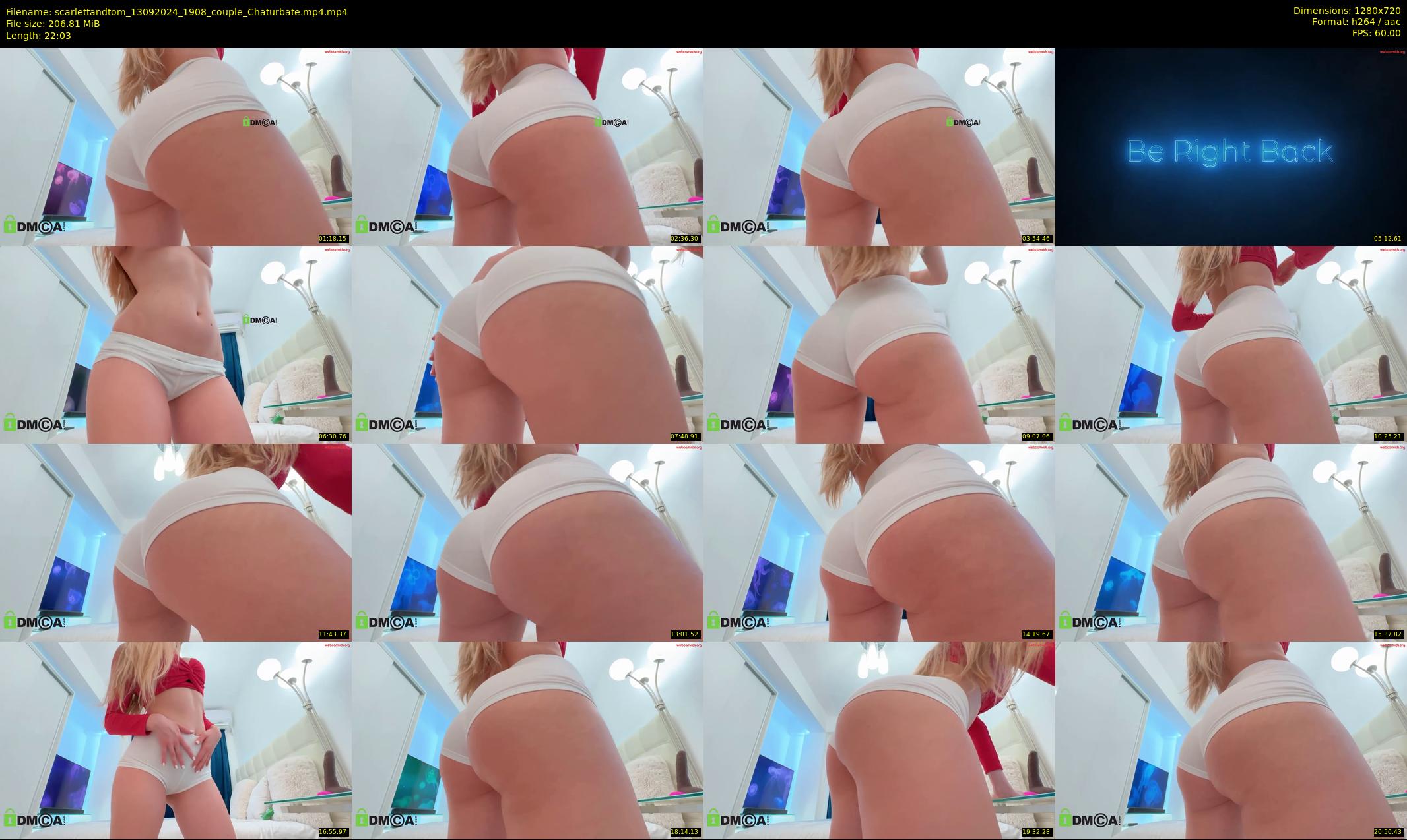 scarlettandtom — 23 minute Chaturbate couple cam show recording, 720p, Sep 13, 2024