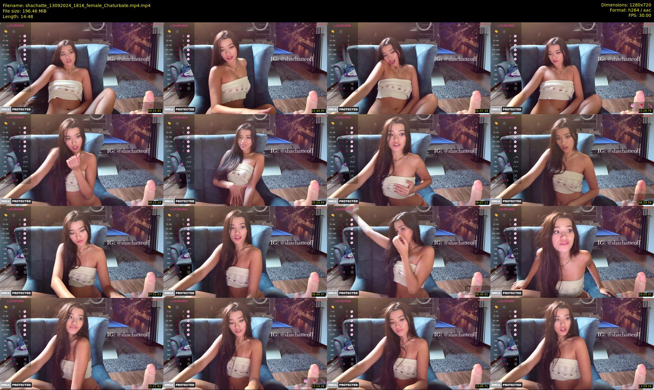 shachatte — 15 minute Chaturbate couple cam show recording, 720p, Sep 13, 2024