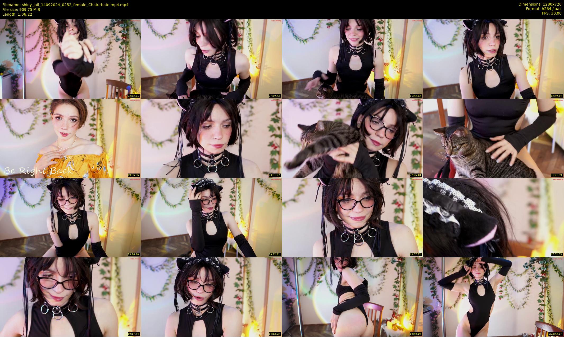 shiny_jail — 67 minute Chaturbate female cam show recording, 720p, Sep 14, 2024
