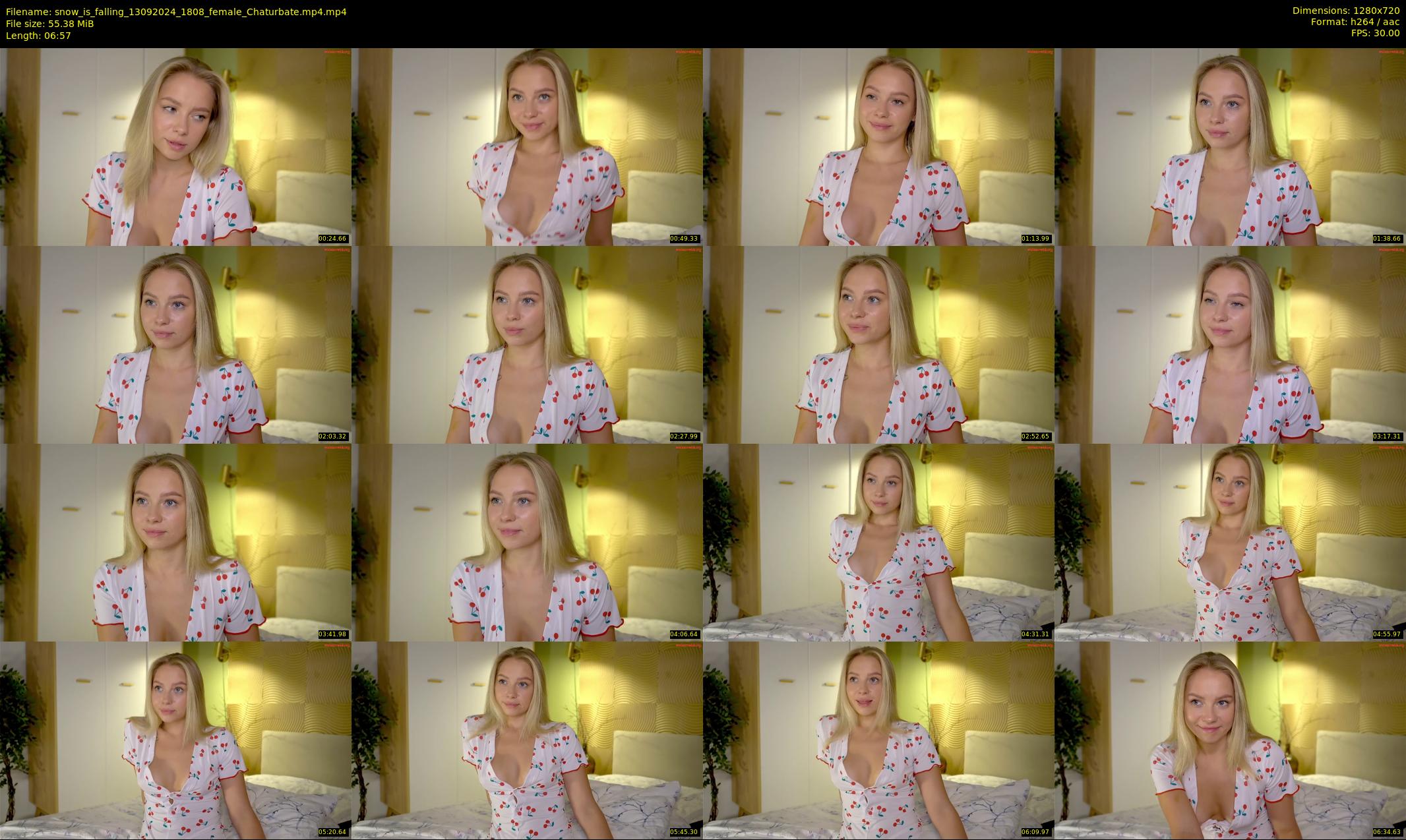 snow_is_falling — 7 minute Chaturbate female cam show recording, 720p, Sep 13, 2024
