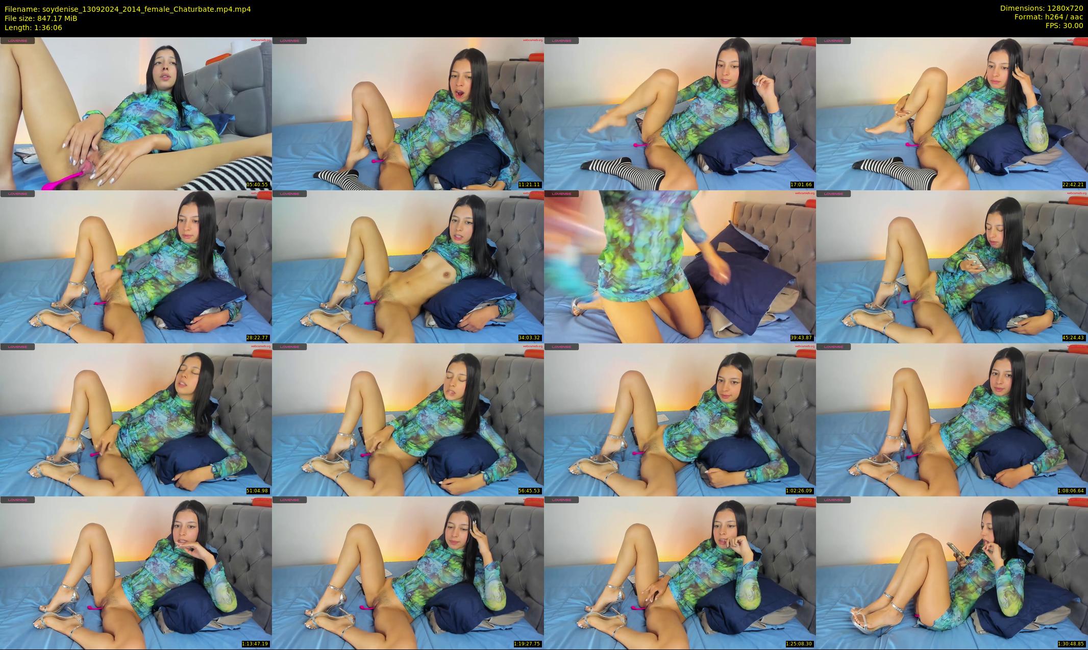 soydenise — 97 minute Chaturbate female cam show recording, 720p, Sep 13, 2024