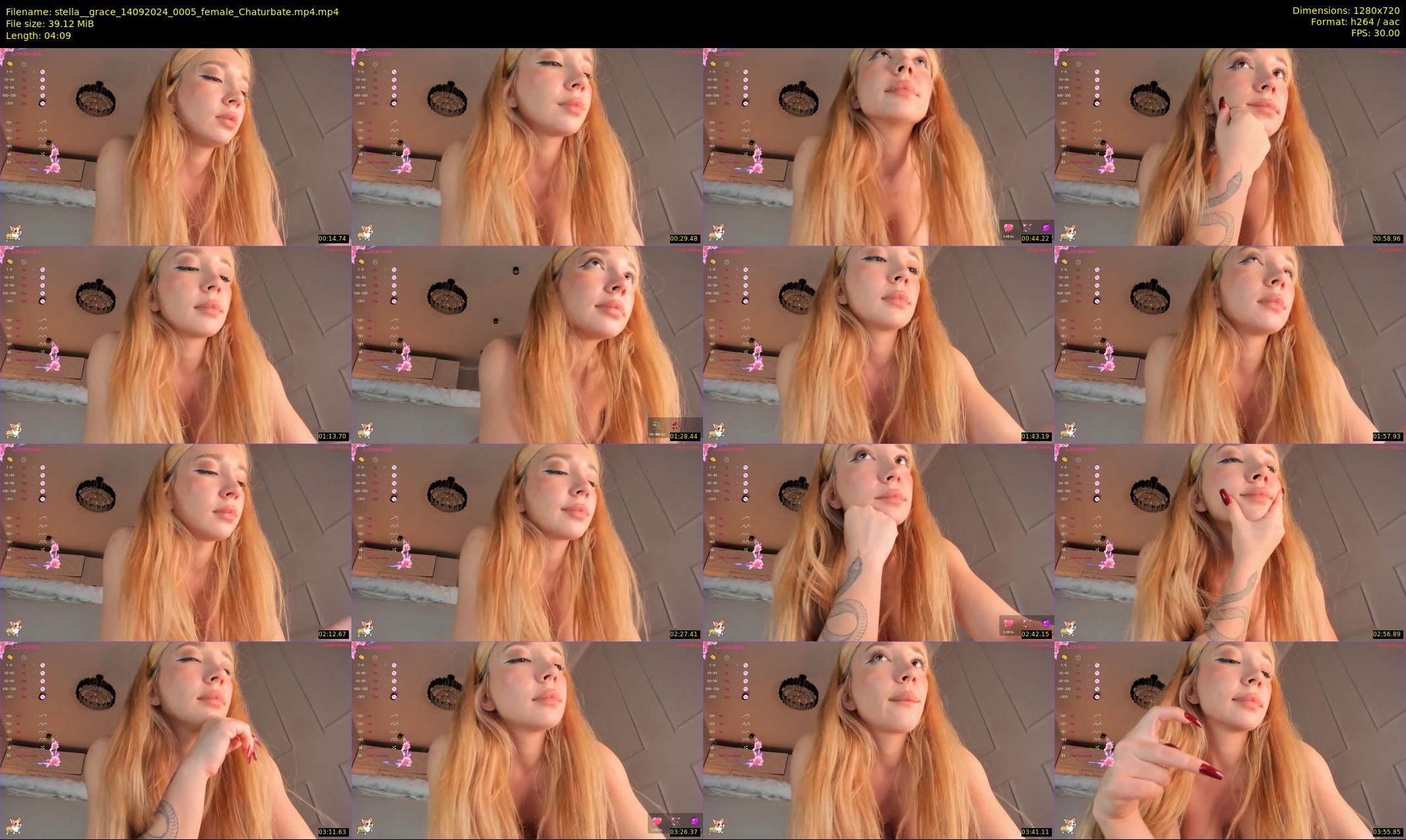 stella__grace — 5 minute Chaturbate female cam show recording, 720p, Sep 14, 2024