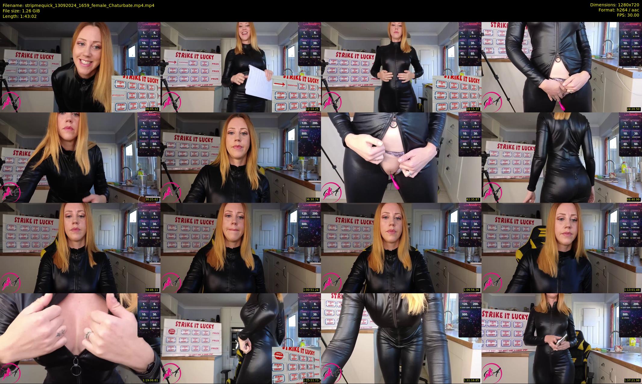 stripmequick — 104 minute Chaturbate female cam show recording, 720p, Sep 13, 2024