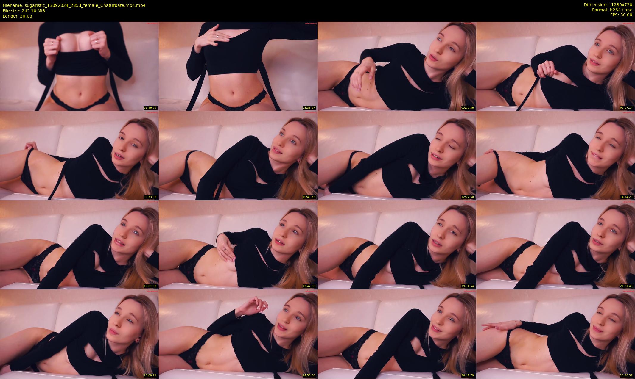 sugaristic — 31 minute Chaturbate female cam show recording, 720p, Sep 13, 2024