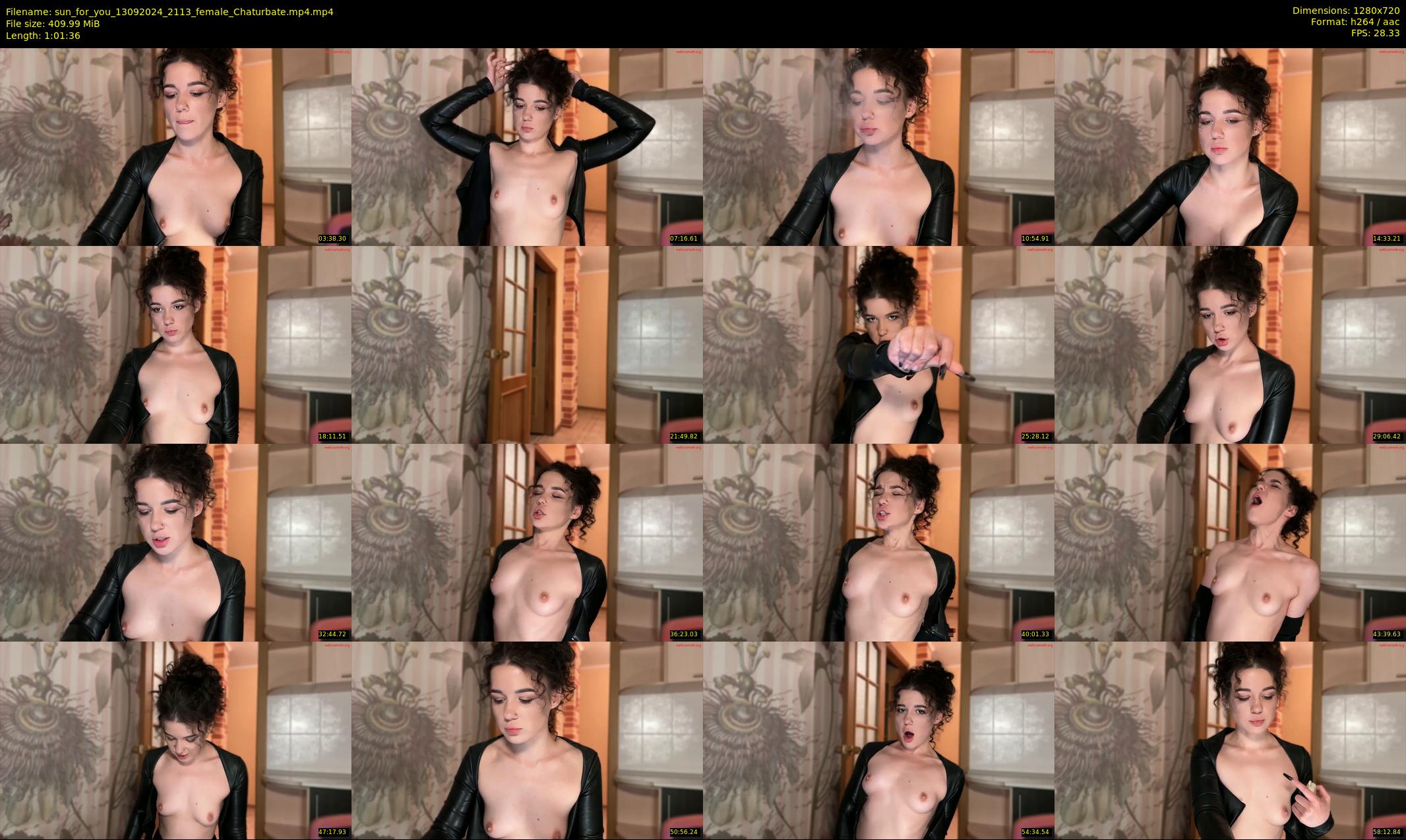 sun_for_you — 62 minute Chaturbate female cam show recording, 720p, Sep 13, 2024