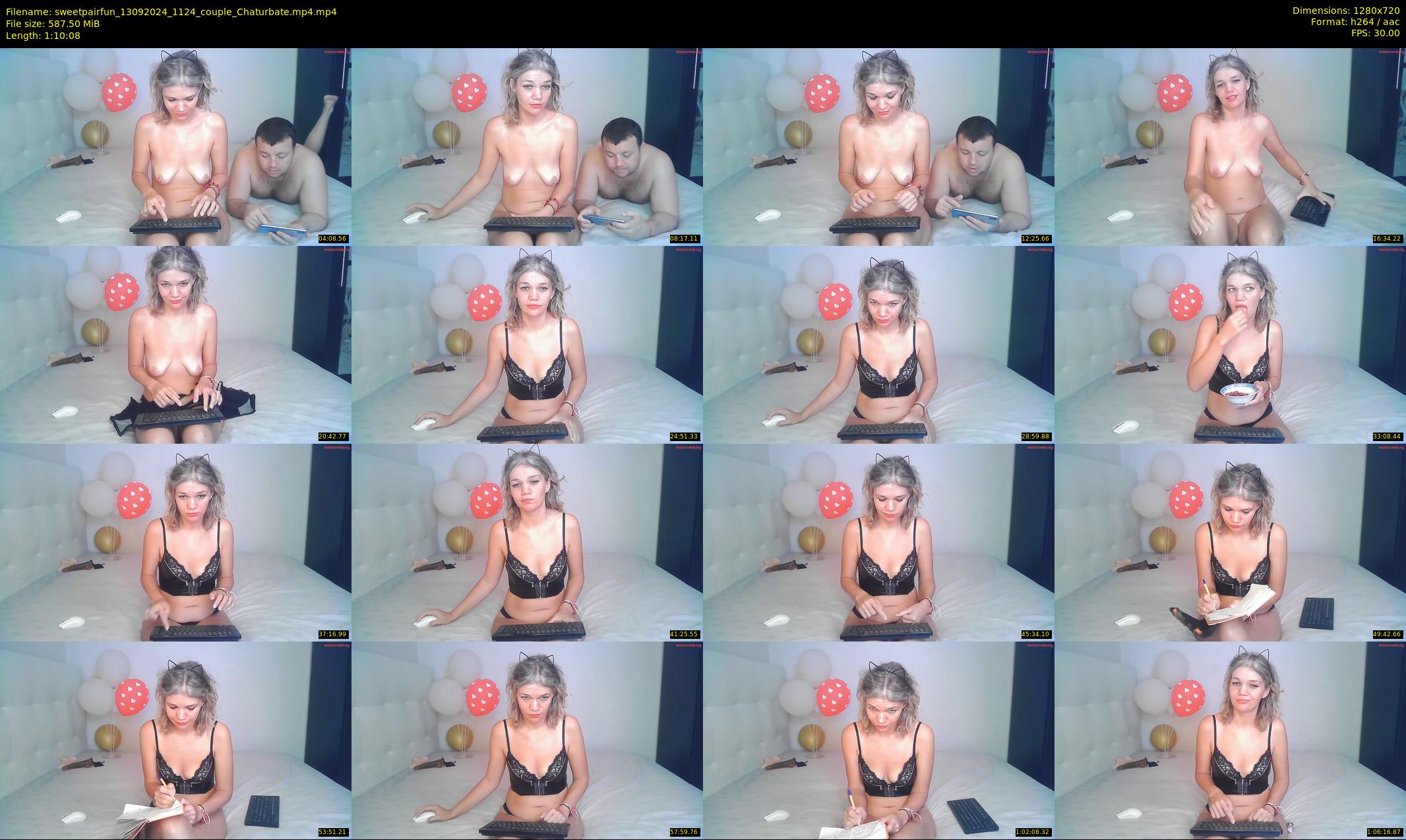 sweetpairfun — 71 minute Chaturbate couple cam show recording, 720p, Sep 13, 2024