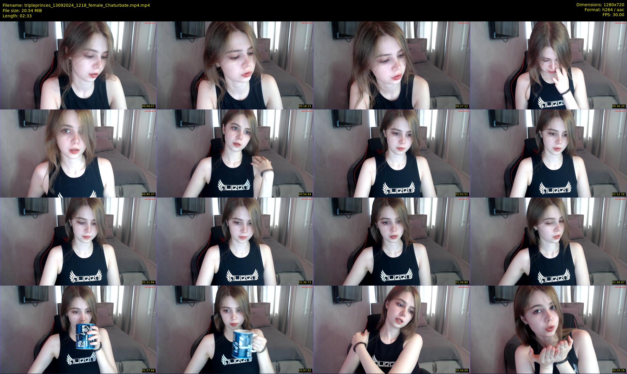 tripleprinces — 3 minute Chaturbate female cam show recording, 720p, Sep 13, 2024