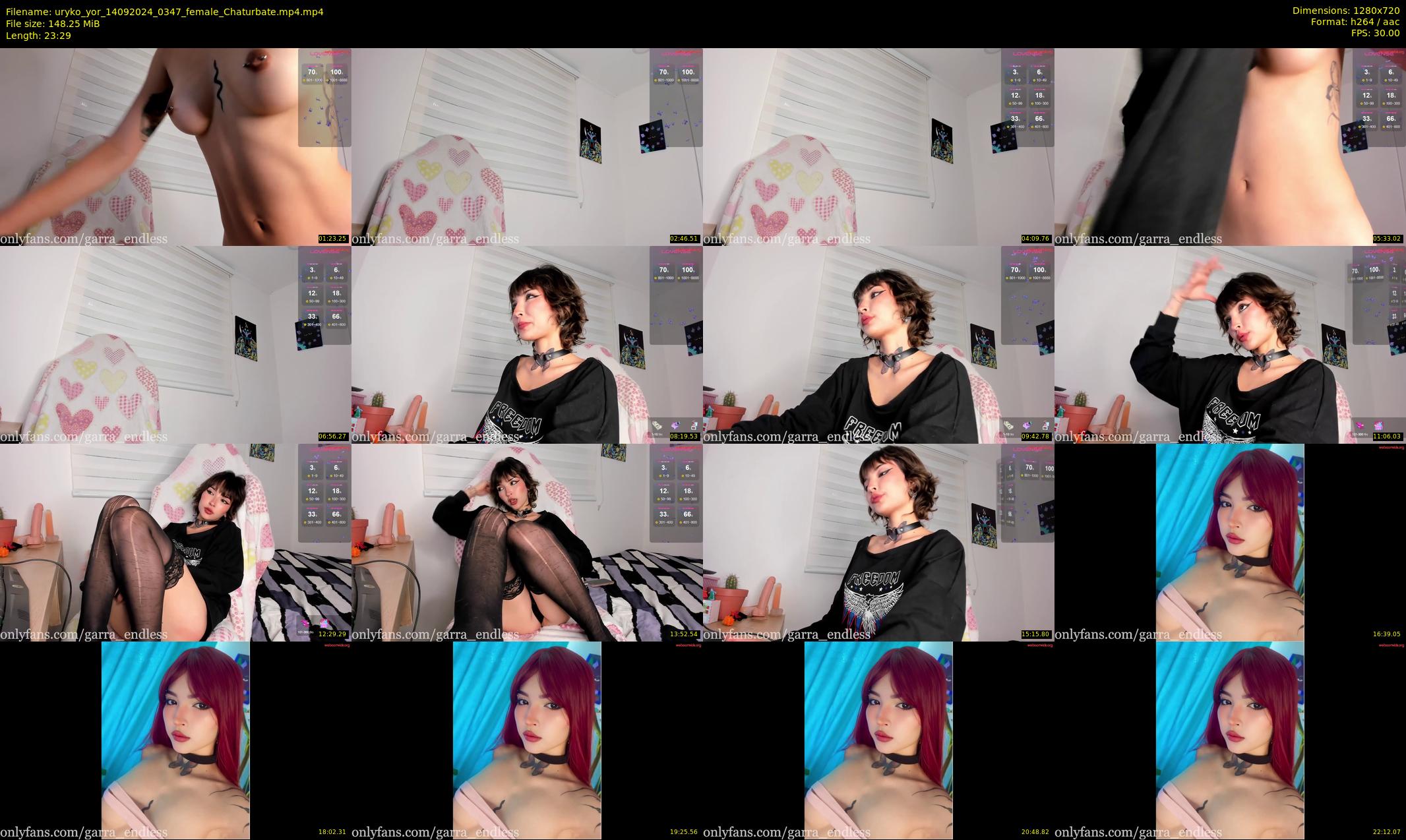 uryko_yor — 24 minute Chaturbate female cam show recording, 720p, Sep 14, 2024