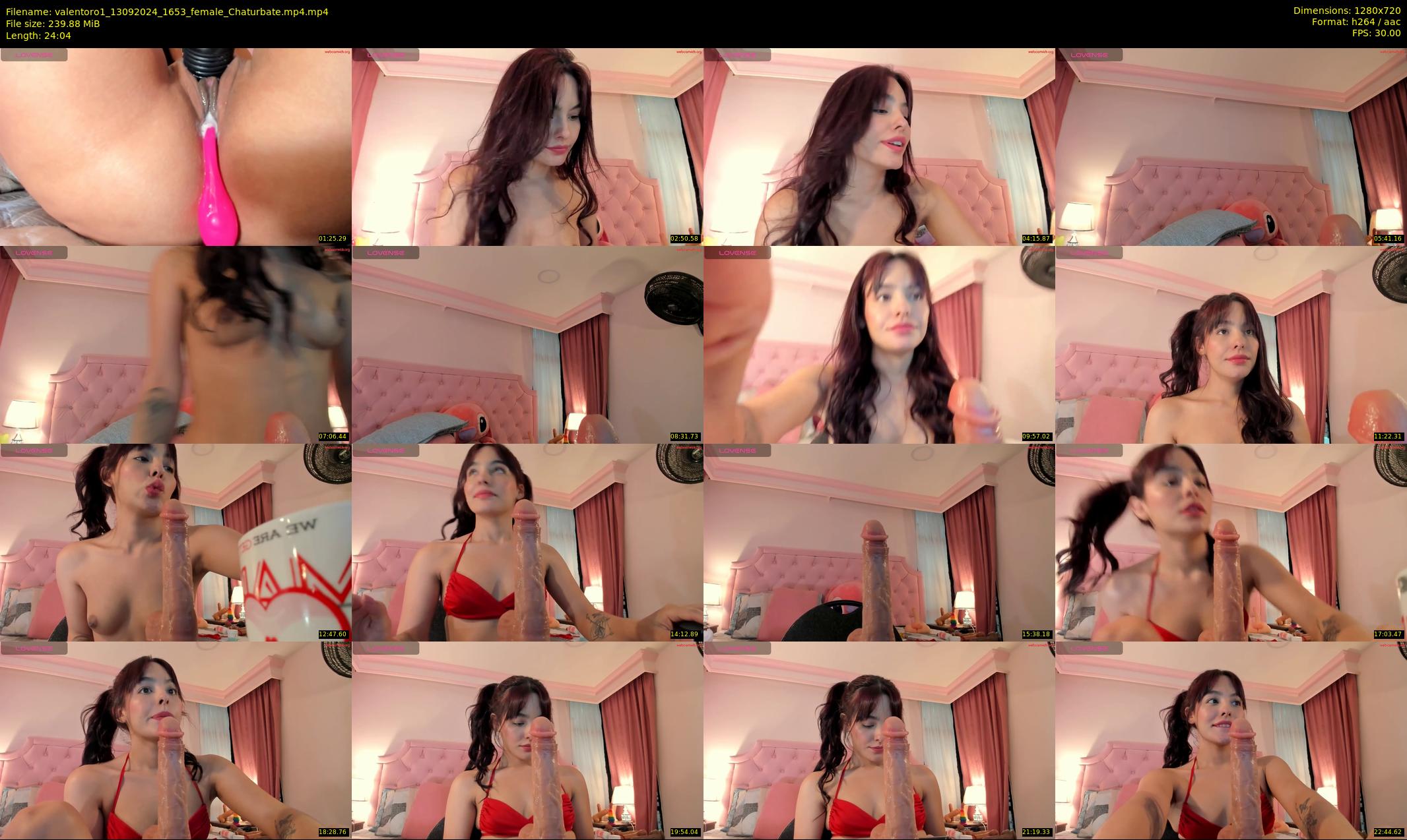 valentoro1 — 25 minute Chaturbate female cam show recording, 720p, Sep 13, 2024