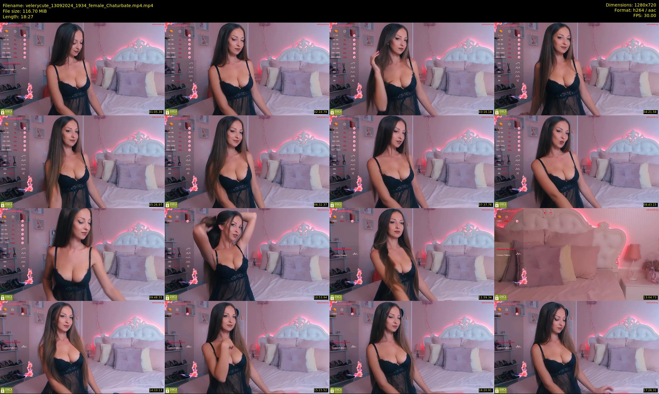 velerycute — 19 minute Chaturbate female cam show recording, 720p, Sep 13, 2024