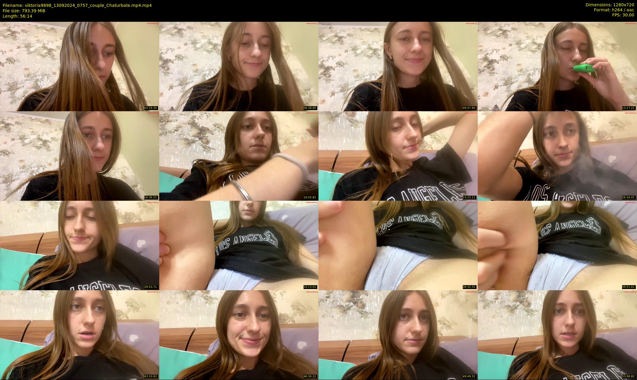 viktoria9898 — 57 minute Chaturbate couple cam show recording, 720p, Sep 13, 2024