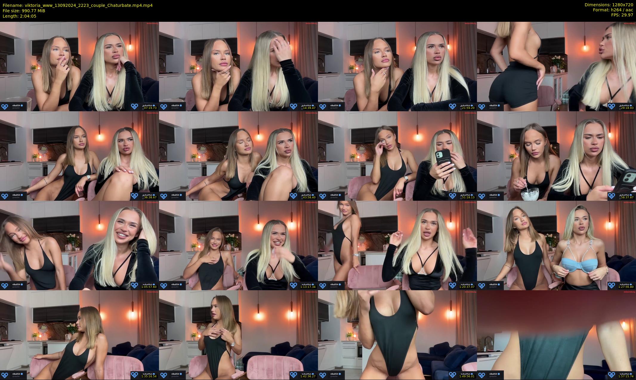 viktoria_www — 125 minute Chaturbate couple cam show recording, 720p, Sep 13, 2024