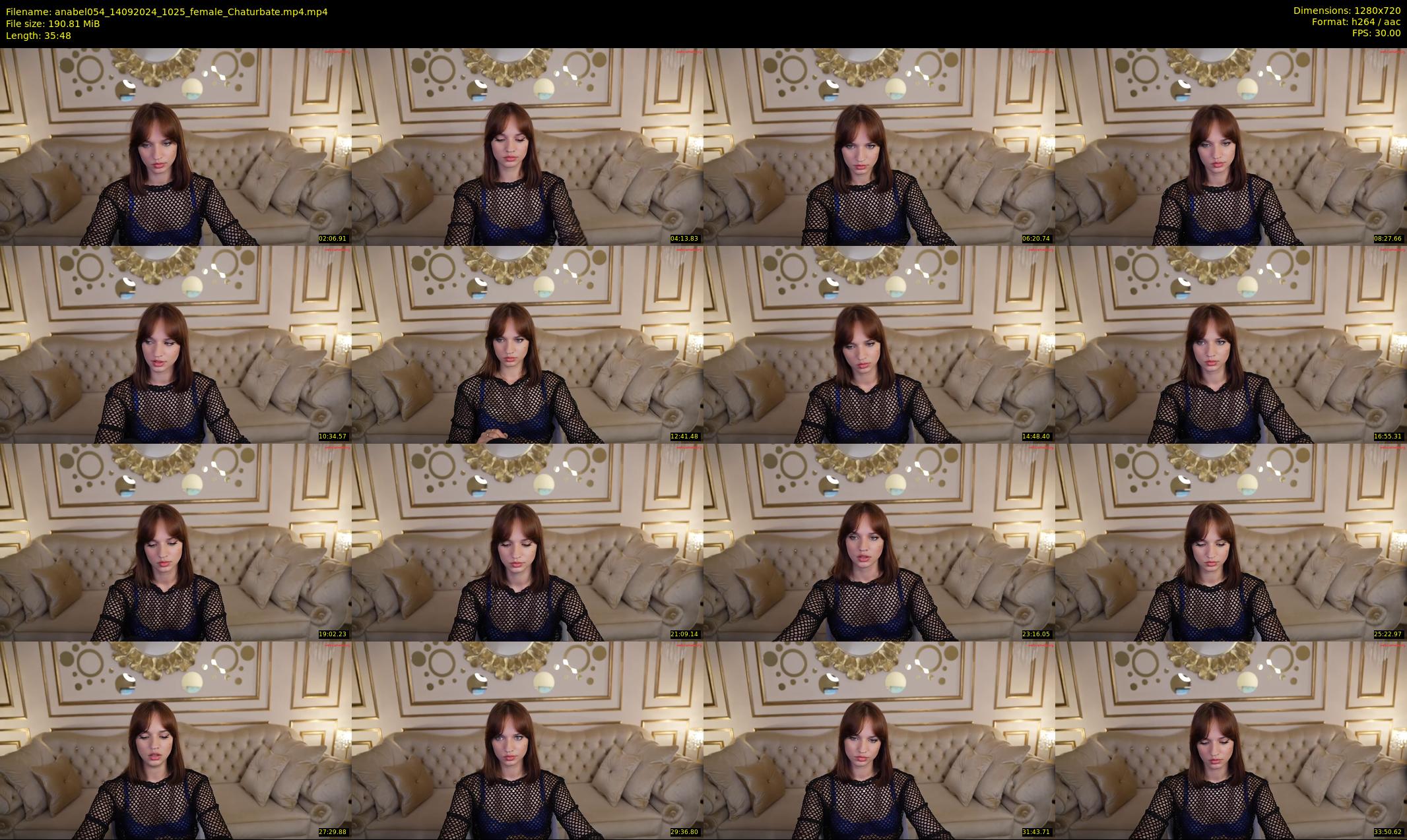 anabel054 — 36 minute Chaturbate female cam show recording, 720p, Sep 14, 2024