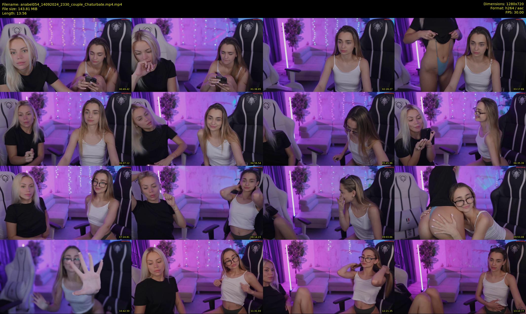 anabel054 — 14 minute Chaturbate female cam show recording, 720p, Sep 14, 2024