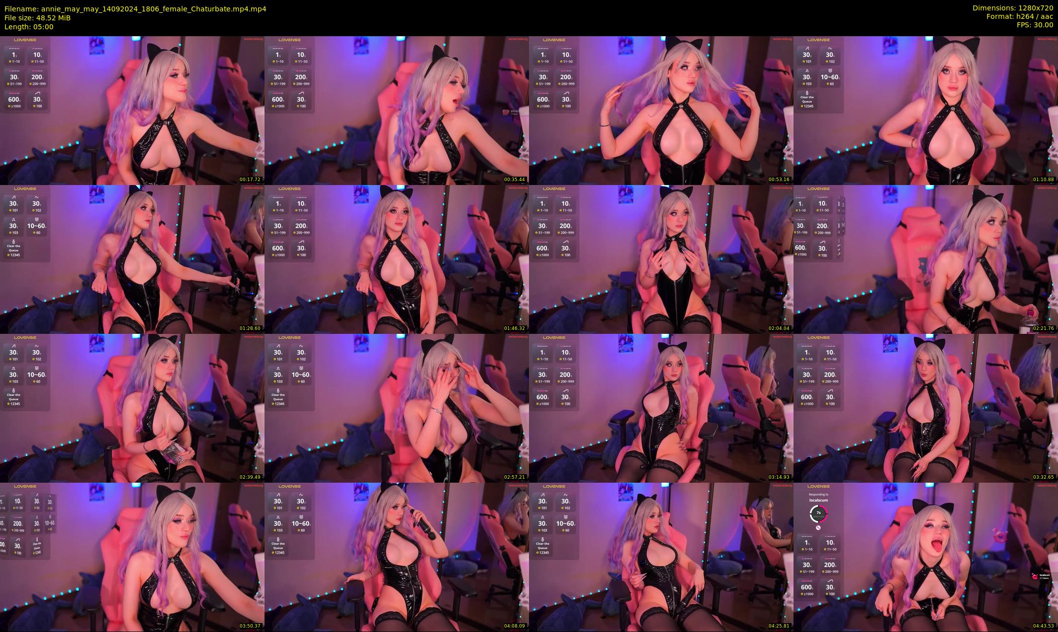 annie_may_may — 5 minute Chaturbate female cam show recording, 720p, Sep 14, 2024