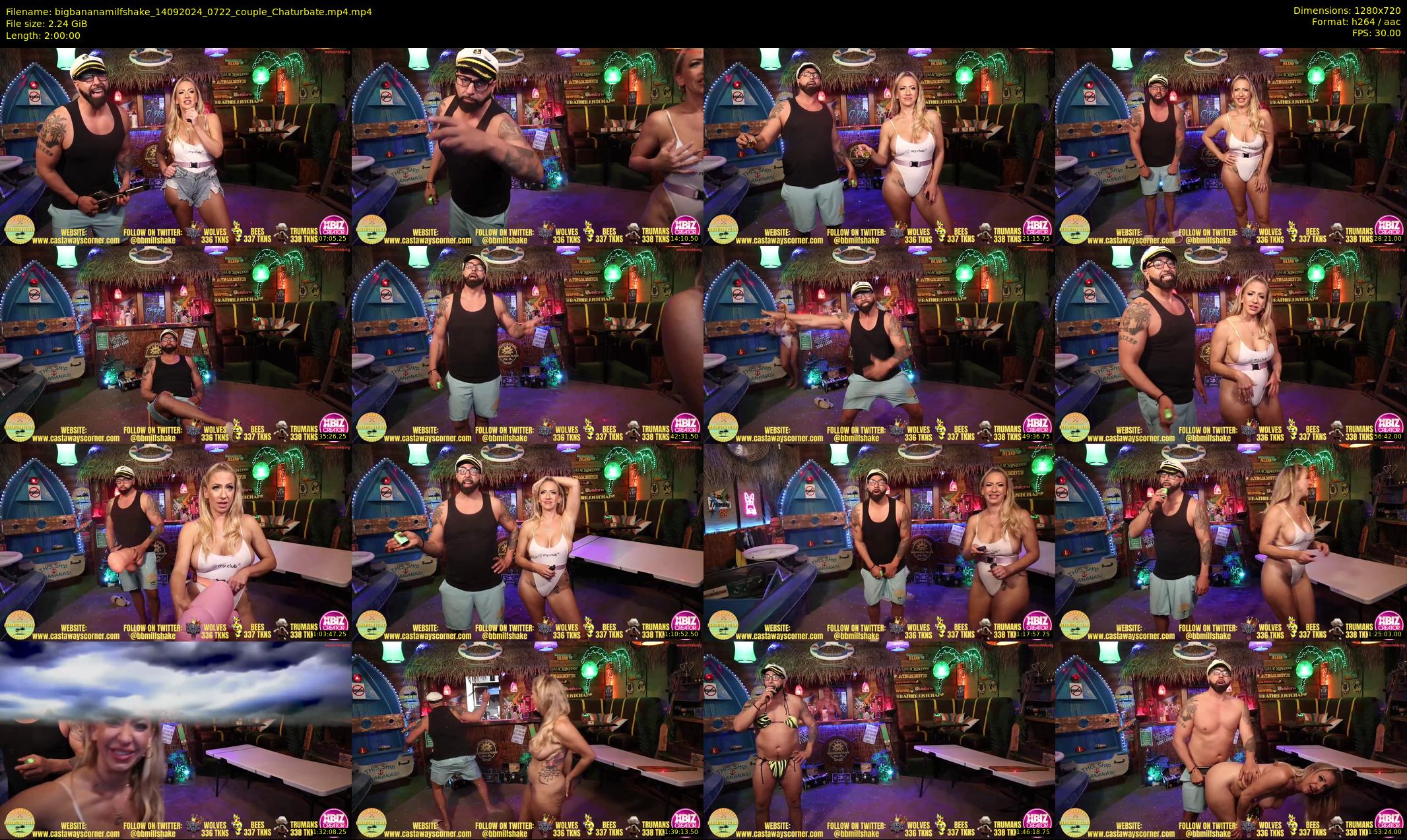 bigbananamilfshake — 120 minute Chaturbate couple cam show recording, 720p, Sep 14, 2024