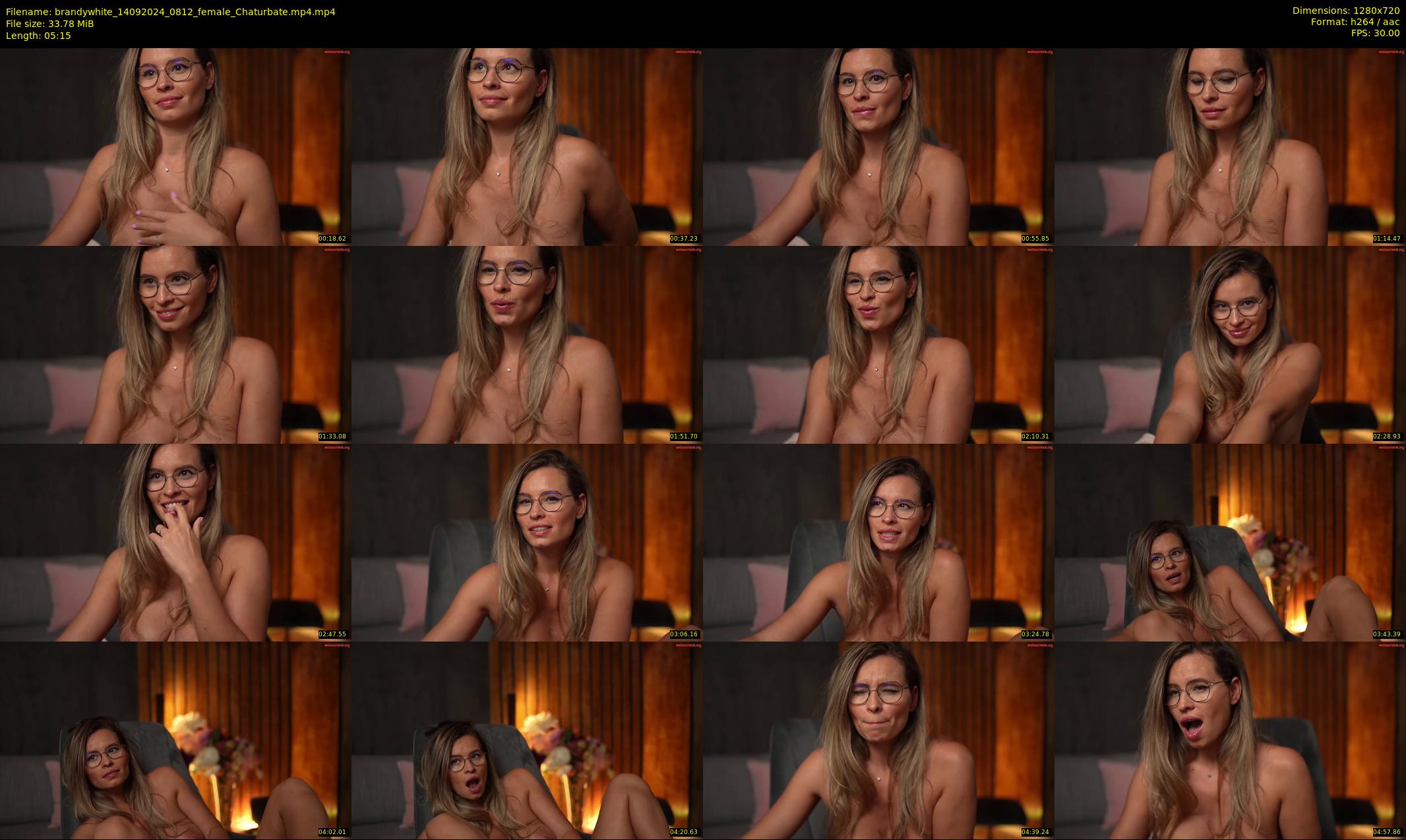 brandywhite — 6 minute Chaturbate female cam show recording, 720p, Sep 14, 2024