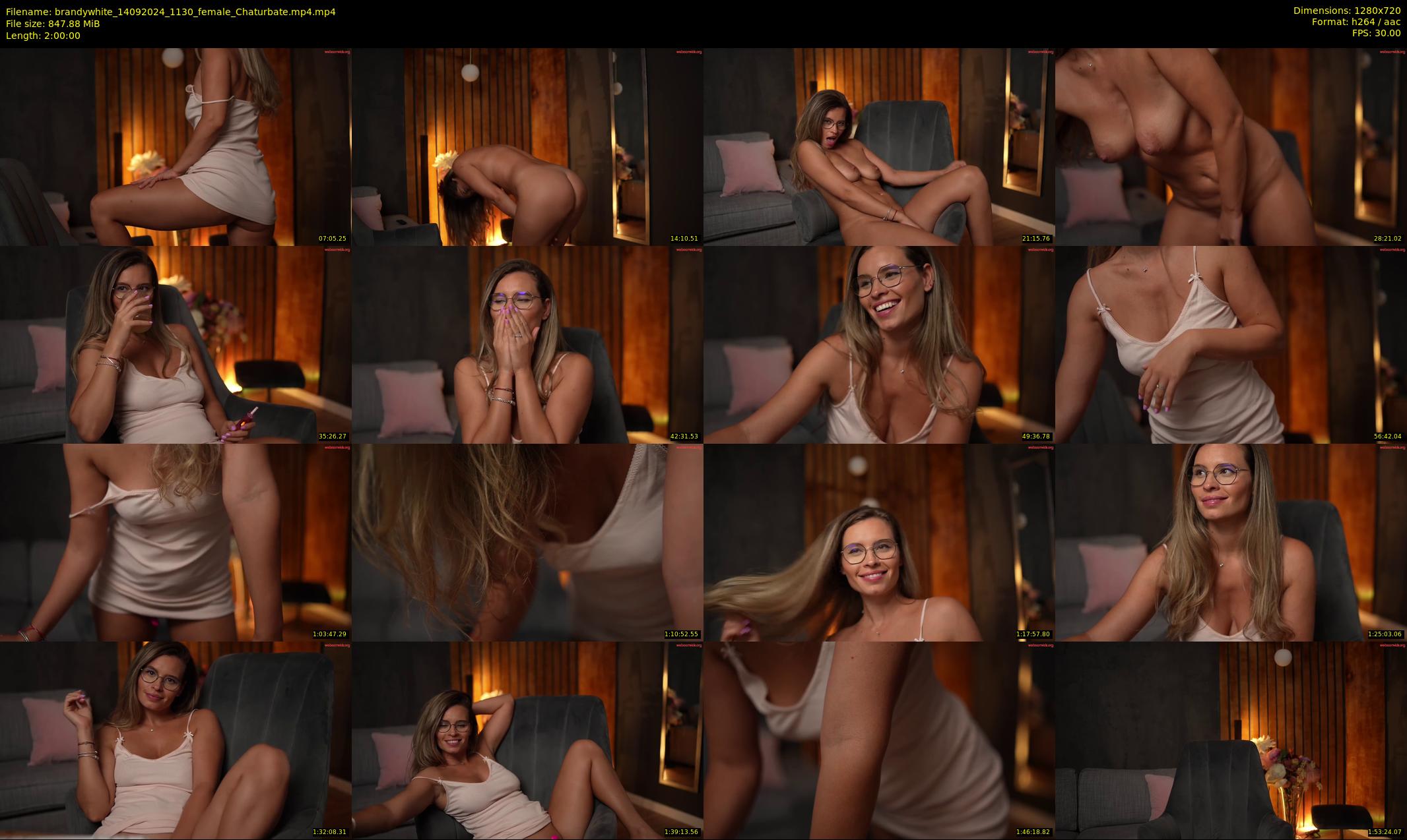 brandywhite — 120 minute Chaturbate female cam show recording, 720p, Sep 14, 2024