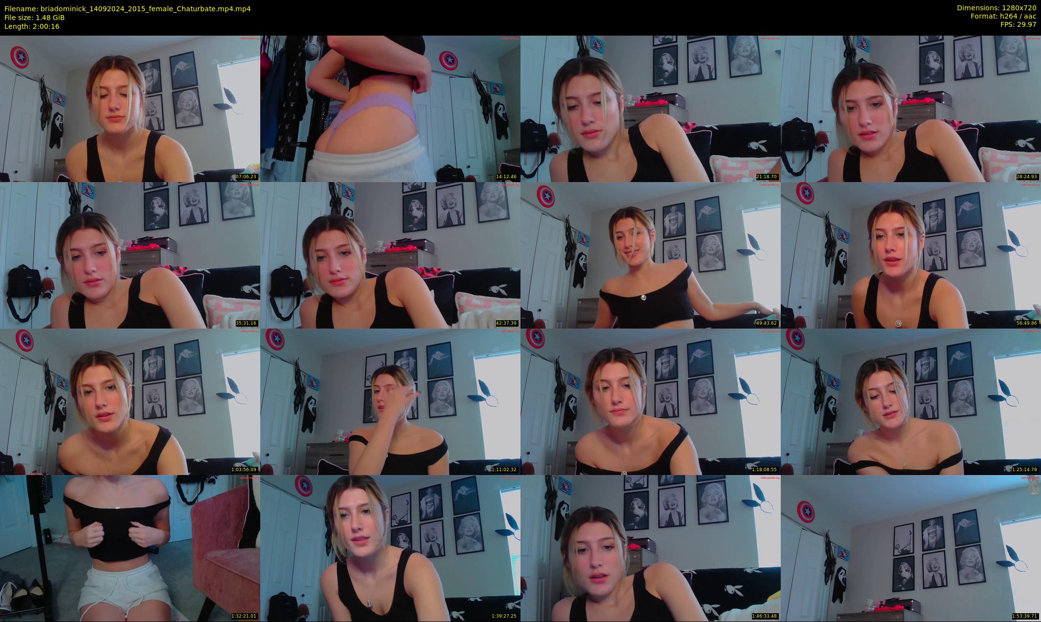 briadominick — 121 minute Chaturbate couple cam show recording, 720p, Sep 14, 2024