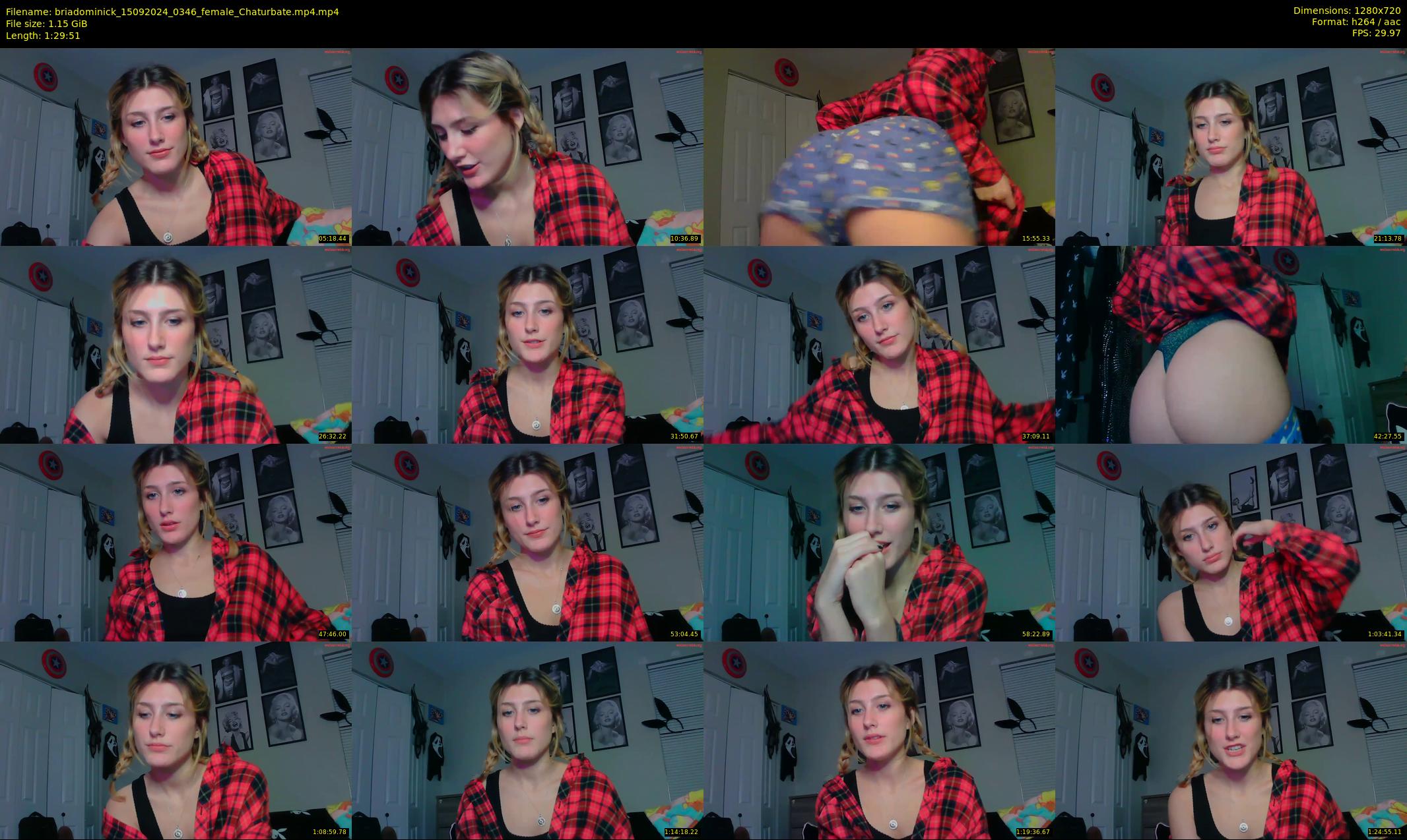 briadominick — 90 minute Chaturbate couple cam show recording, 720p, Sep 15, 2024